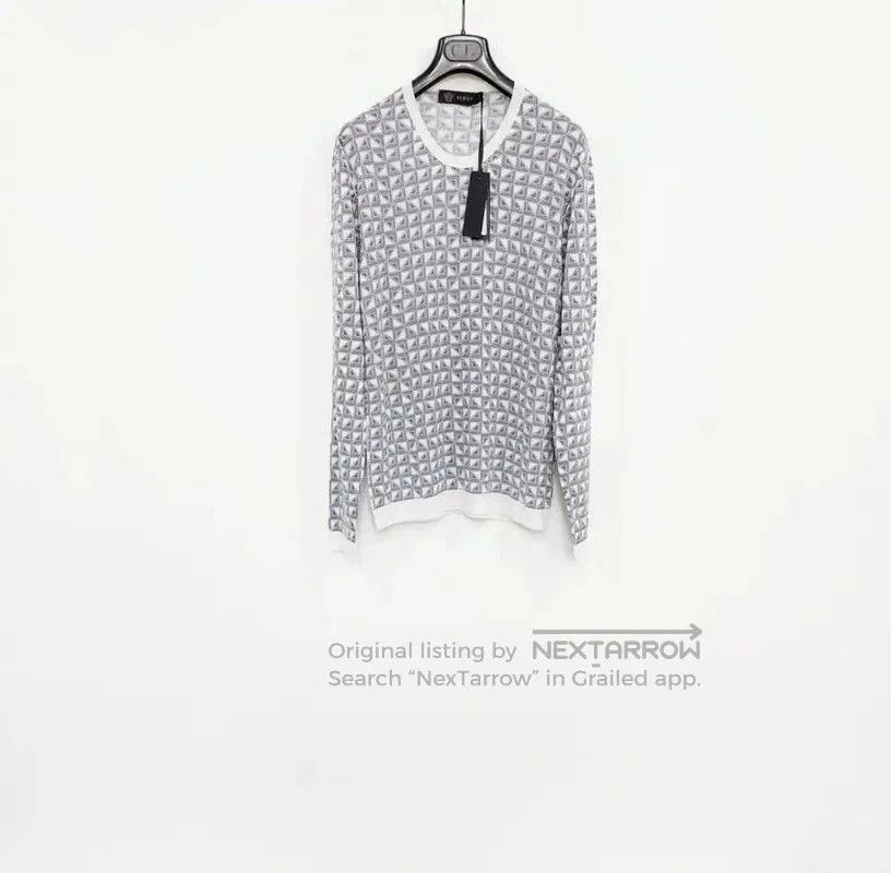 Versace Versace Men's Long Sleeve Wool Pullover Sweater . Size US M / EU 48-50 / 2 - 1 Thumbnail
