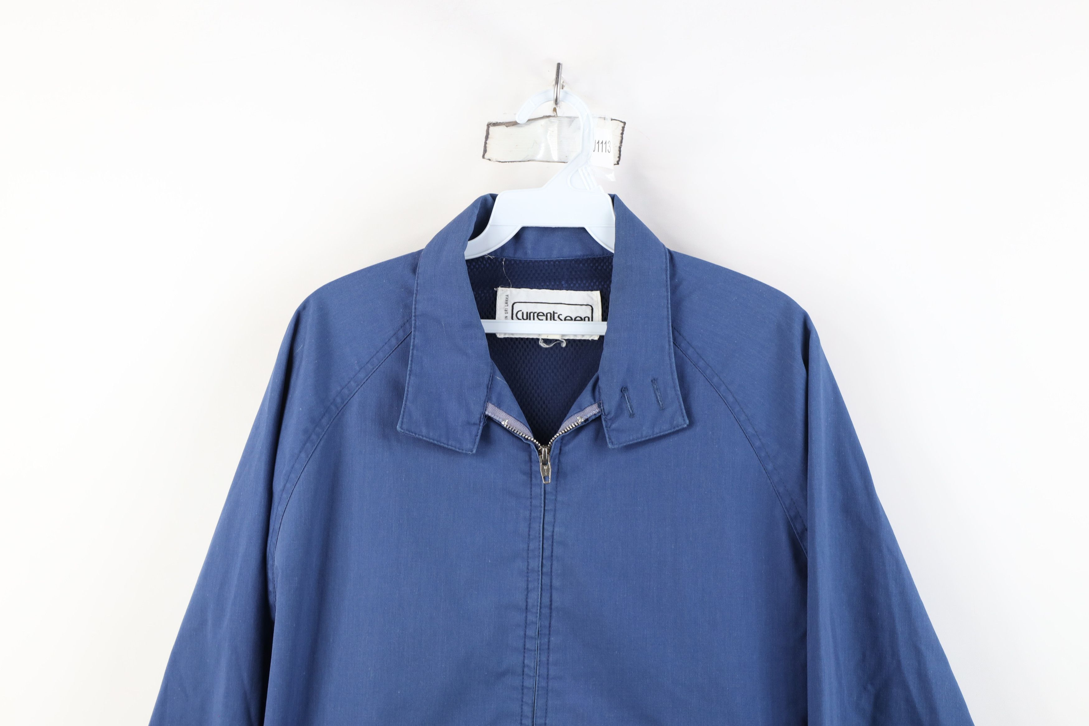 Vintage Vintage 70s Streetwear Racer Bomber Jacket Blue Size US L / EU 52-54 / 3 - 2 Thumbnail
