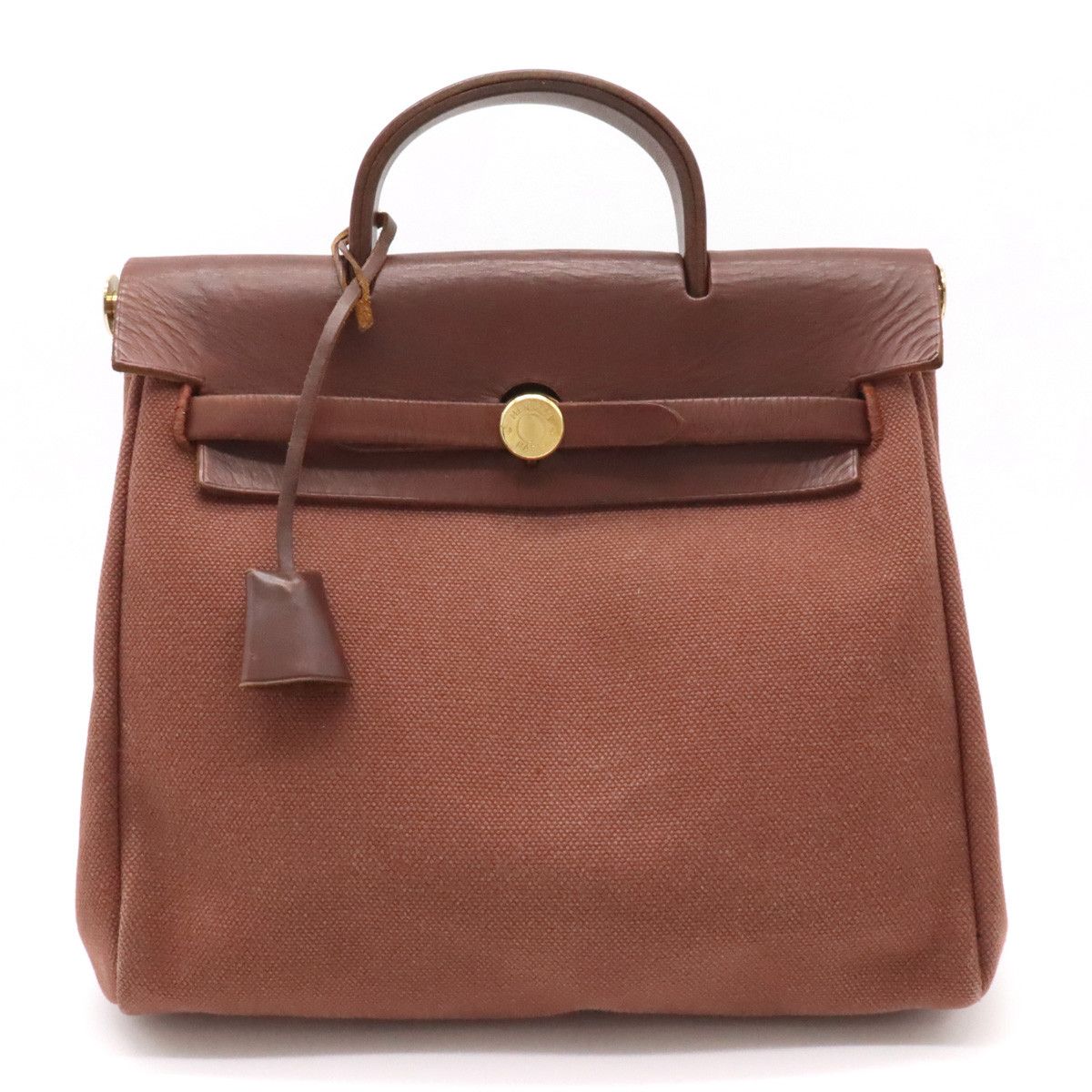 Hermes Hermes Hermes Canvas/Leather Aile Bag Ad PM Backpack 2WAY Canvas Backpack in Good Condition Size ONE SIZE - 1 Thumbnail