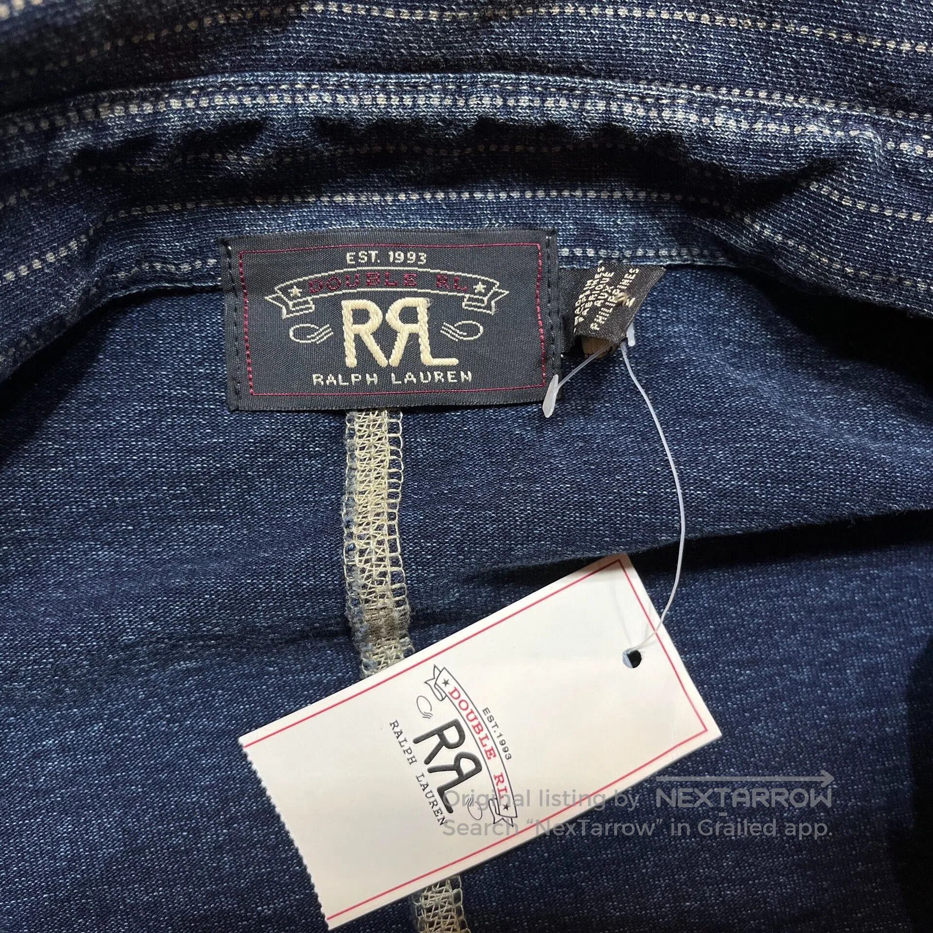RRL Ralph Lauren RRL Denim Engineer Jacket with Tags. Size US M / EU 48-50 / 2 - 3 Thumbnail