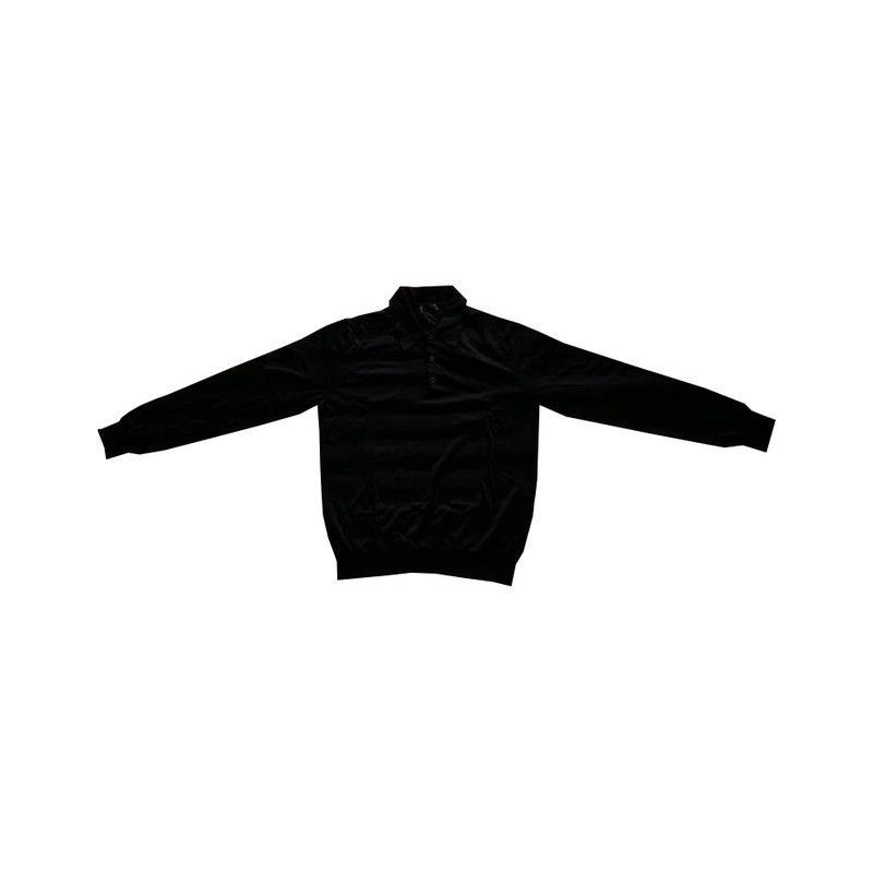 Prada Prada Black Long Sleeve Polo Shirt for Men-2506 Size US S / EU 44-46 / 1 - 1 Thumbnail
