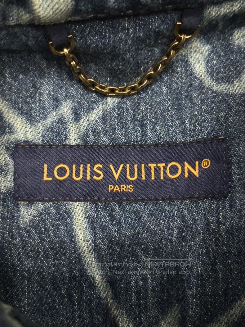 Louis Vuitton Louis Vuitton 24 Louis Vuitton Printed Denim Short Sleeve Size US S / EU 44-46 / 1 - 5 Thumbnail