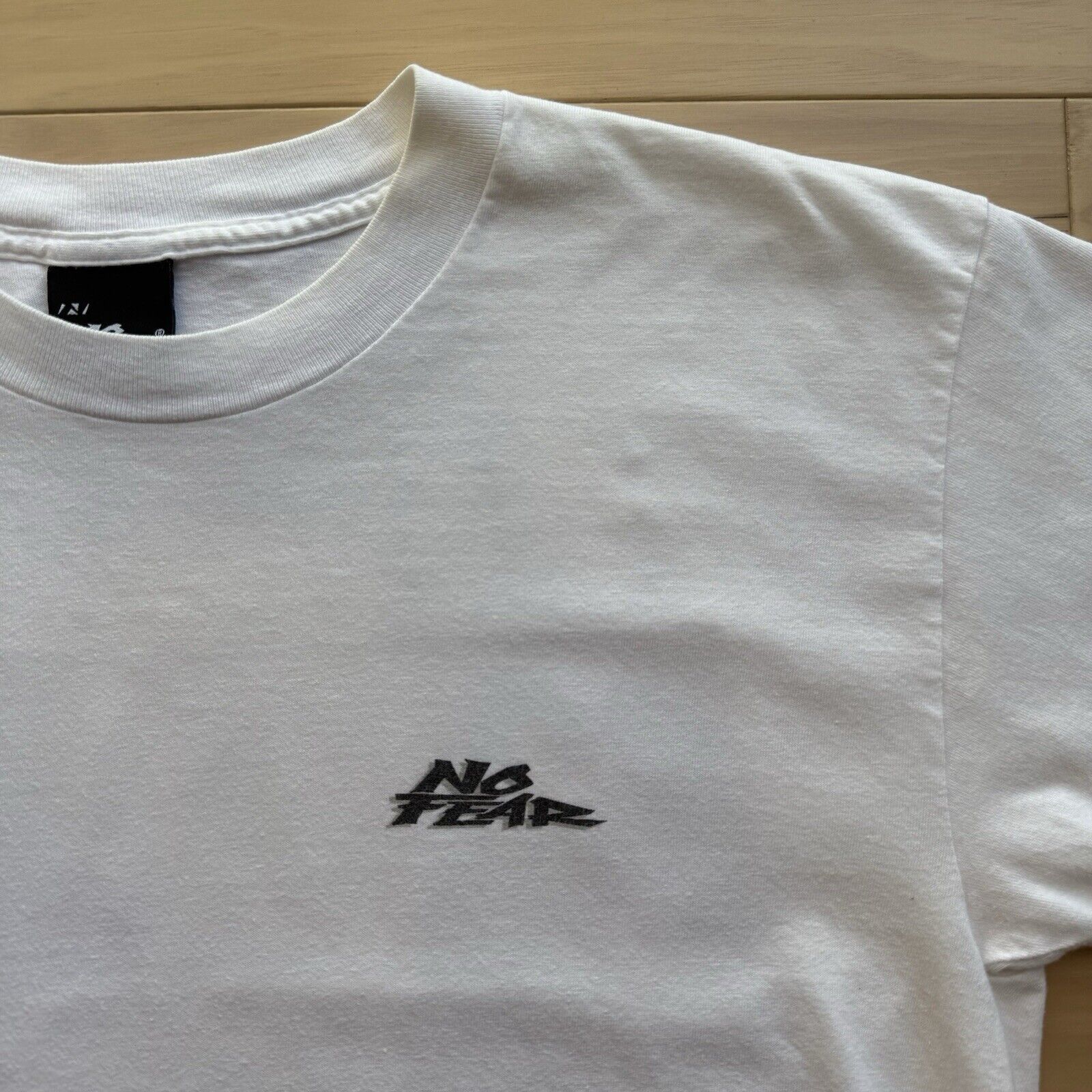 No Fear × Vintage Vintage No Fear Golf Shirt Large White 90s Streetwear Skater Size US L / EU 52-54 / 3 - 5 Thumbnail