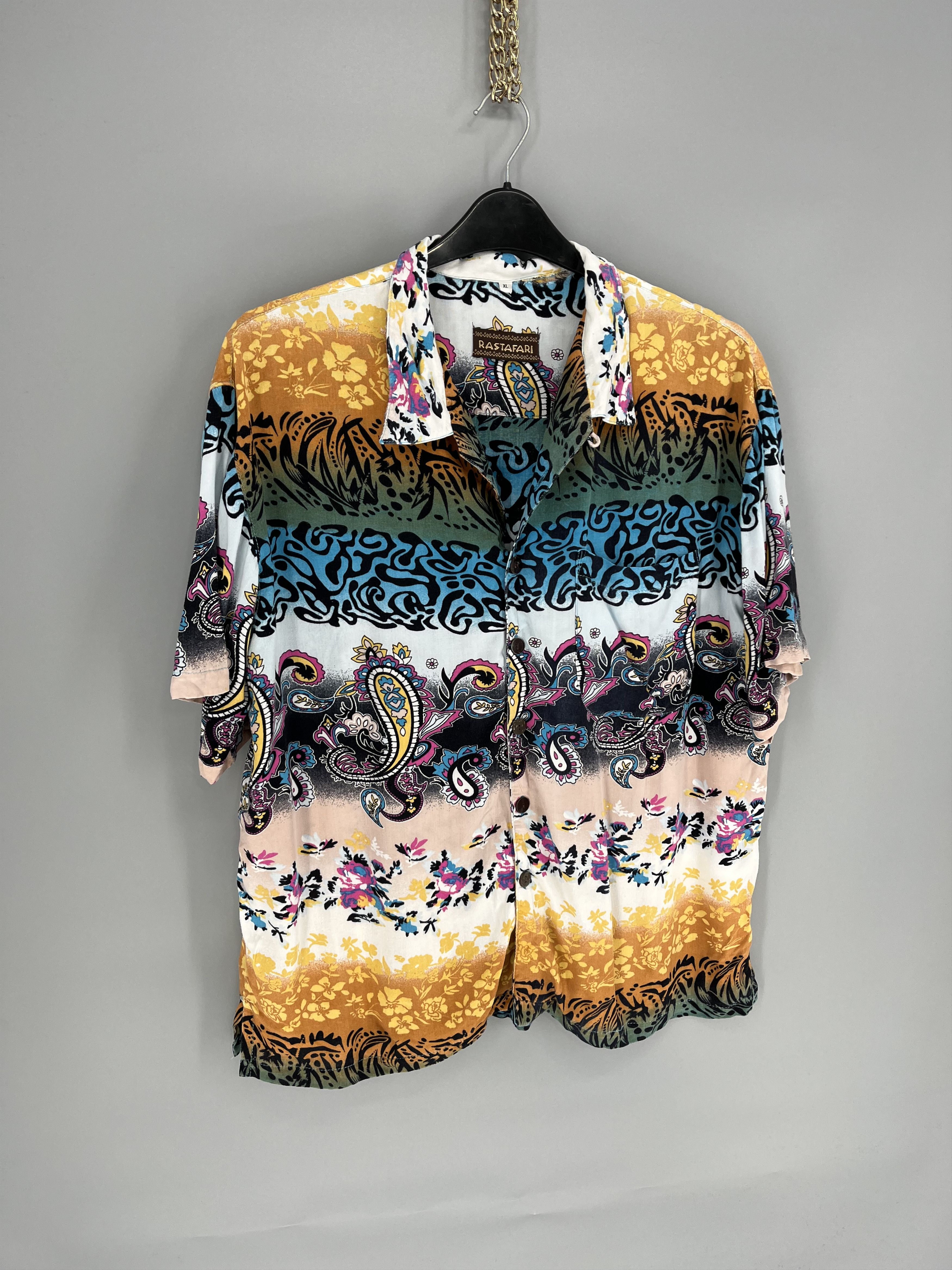 Vintage Vintage Y2K STREETWEAR Art Streetwear Hawaiian Travis Scott Size US XL / EU 56 / 4 - 2 Thumbnail