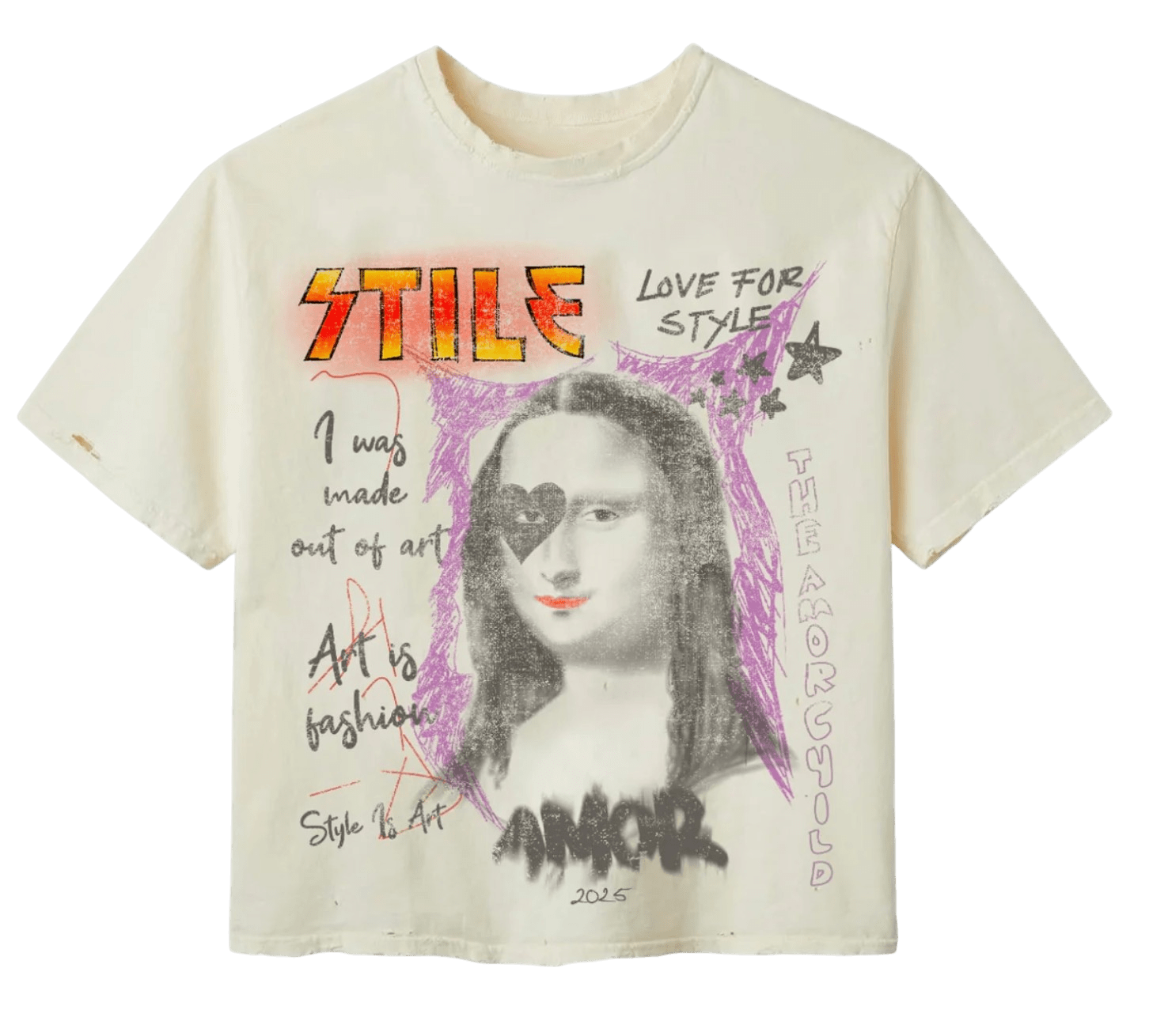 Other Stile De Amor Mona Lisa Tee Cream Size US S / EU 44-46 / 1 - 1 Preview