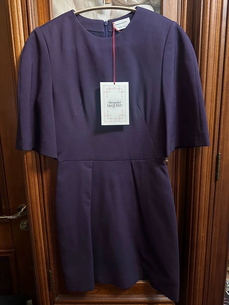 Alexander McQueen Alexander McQUEEN size 42 Purple dress 2505-Nextarrow Size M / US 6-8 / IT 42-44 - 2 Thumbnail