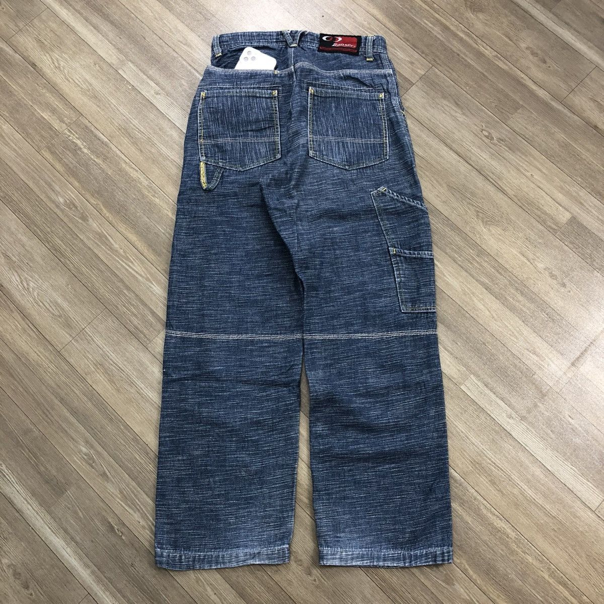 Carhartt × Japanese Brand Vintage Transer Double Knee Carpenter Baggy Jeans Y2K Size US 27 - 13 Thumbnail