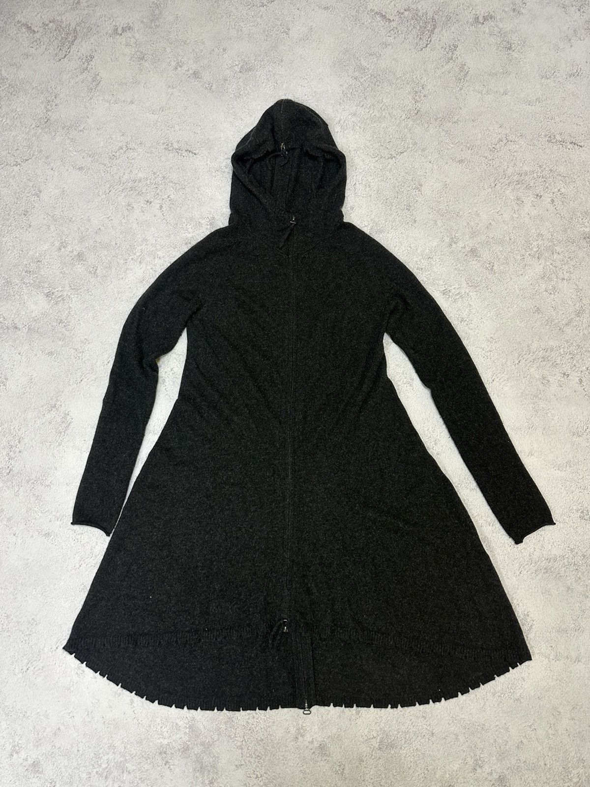 Japanese Brand × Rundholz Rundholz DIP Black Label Avant Garde Zip Hooded Wool Jacket Size S / US 4 / IT 40 - 12 Thumbnail