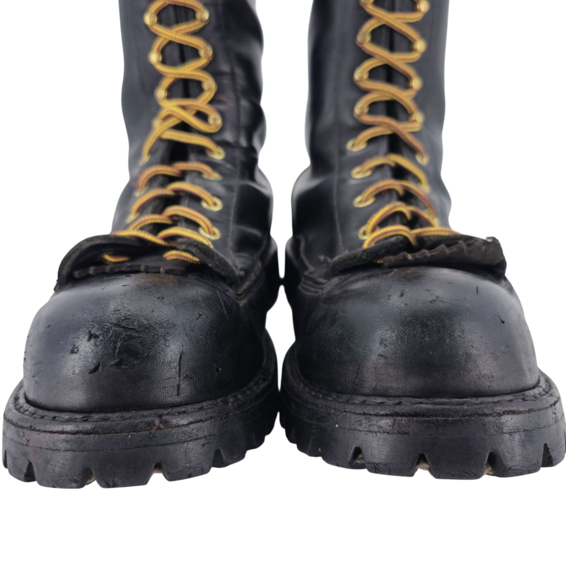 White's Hathorn Boots Men 10.5 Black Leather Work Boots USA