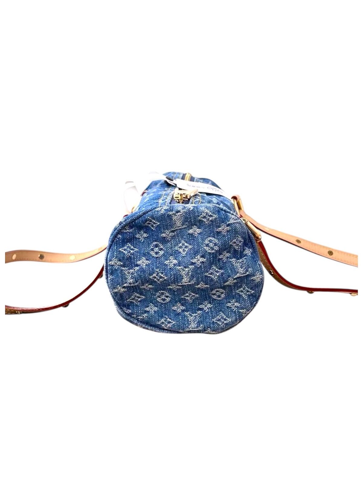 Louis Vuitton Louis Vuitton Papillon handbag Monogram Denim Size ONE SIZE - 5 Thumbnail