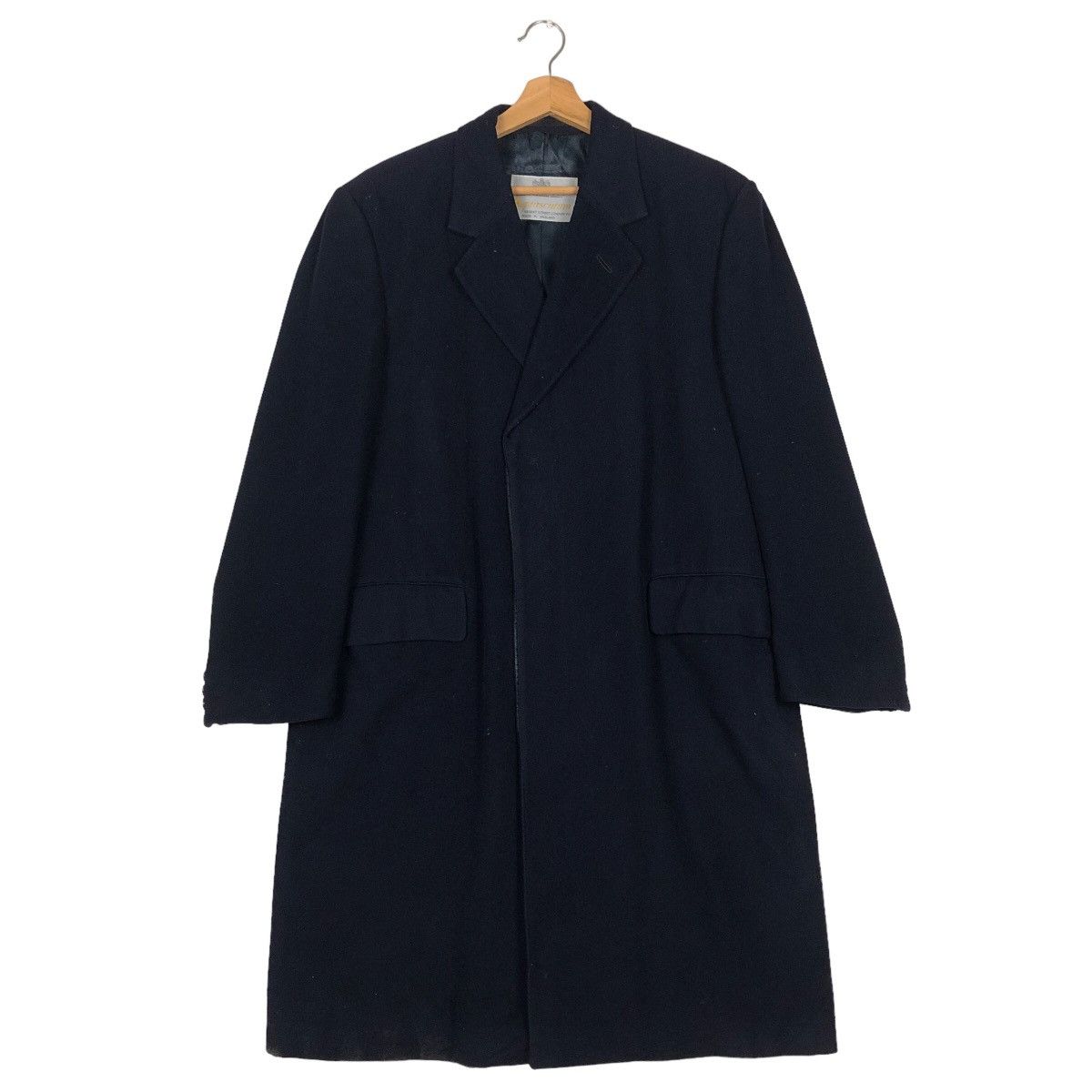 Vintage 🔥Rich Royal Blue - Fly Long Jacket Wool Aquascutum England Size US M / EU 48-50 / 2 - 1 Thumbnail