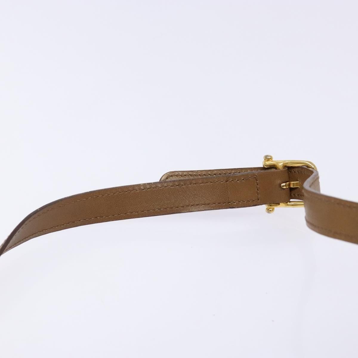 Celine CELINE Macadam Canvas Shoulder Bag Pvc Beige Gold Size ONE SIZE - 8 Thumbnail