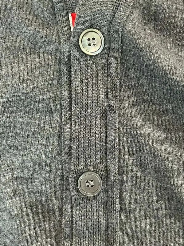 Thom Browne Thom Browne Women's Gray Wool Cardigan . Size M / US 6-8 / IT 42-44 - 6 Thumbnail