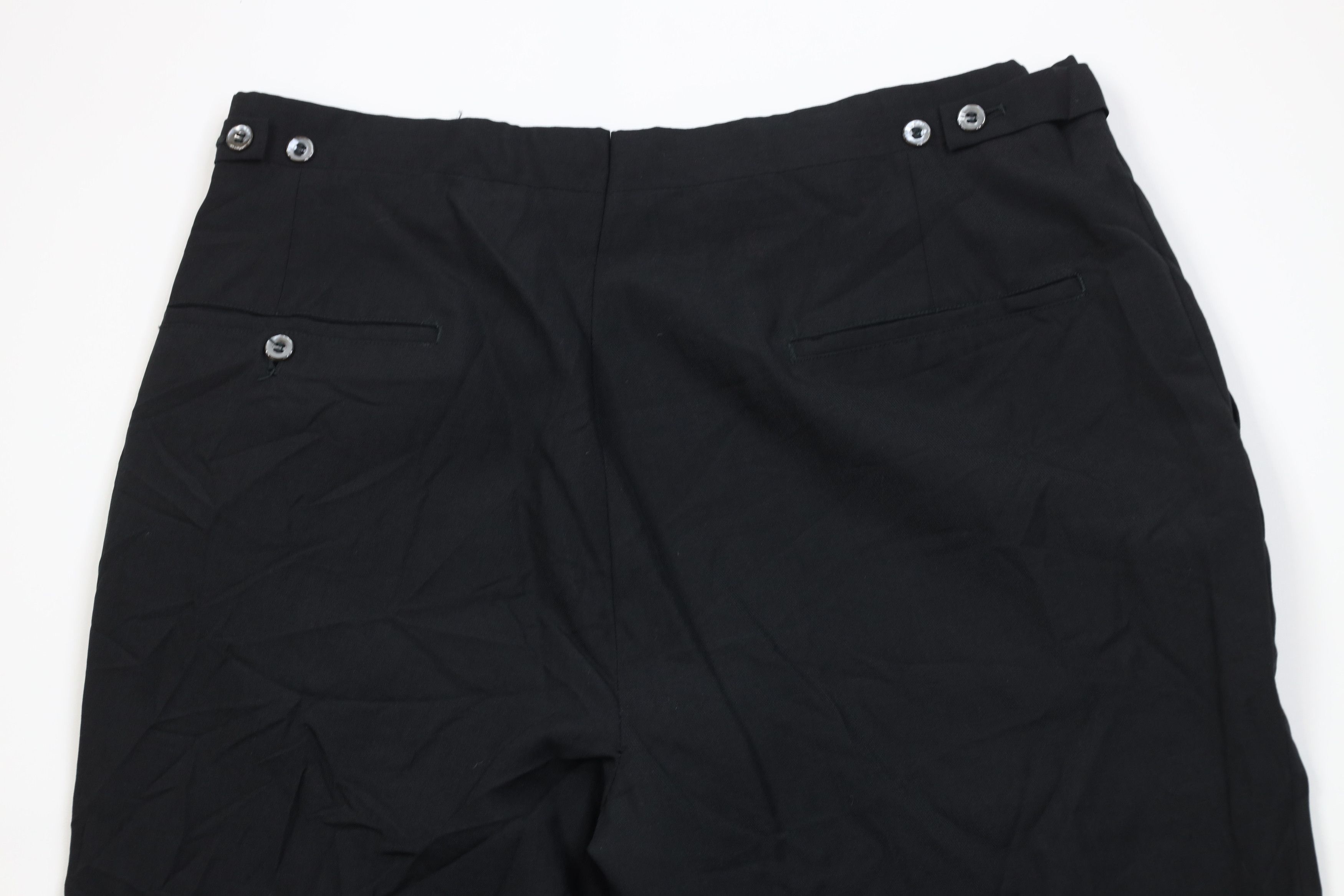 Vintage Vintage 50s Streetwear Gabardine Knit Chino Pants Black USA Size US 34 / EU 50 - 9 Thumbnail