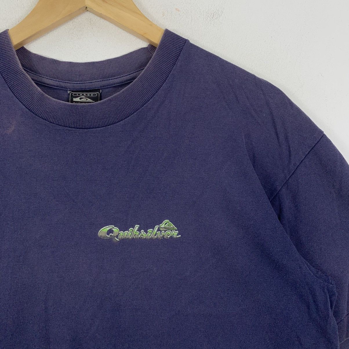 Quiksilver Vintage 90s QUIKSILVER USA Surfing Tshirt Distressed Size US L / EU 52-54 / 3 - 4 Thumbnail
