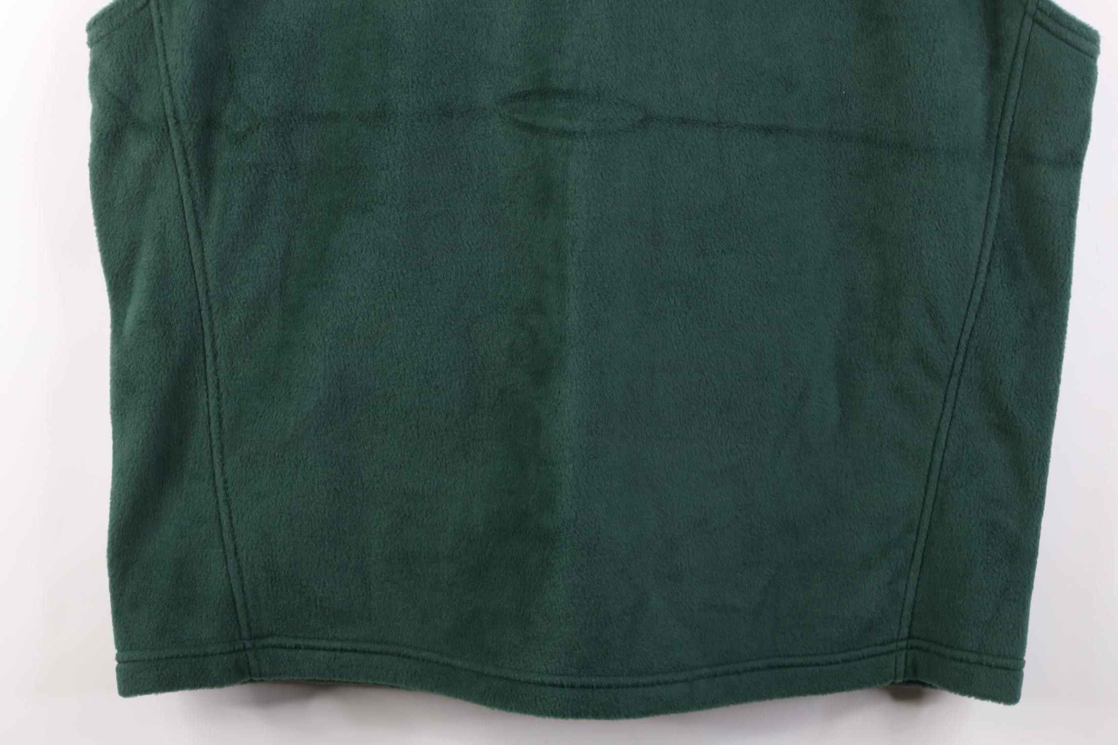 Columbia Deadstock Y2K Columbia Box Logo Fleece Vest Jacket Green Size US XL / EU 56 / 4 - 13 Thumbnail