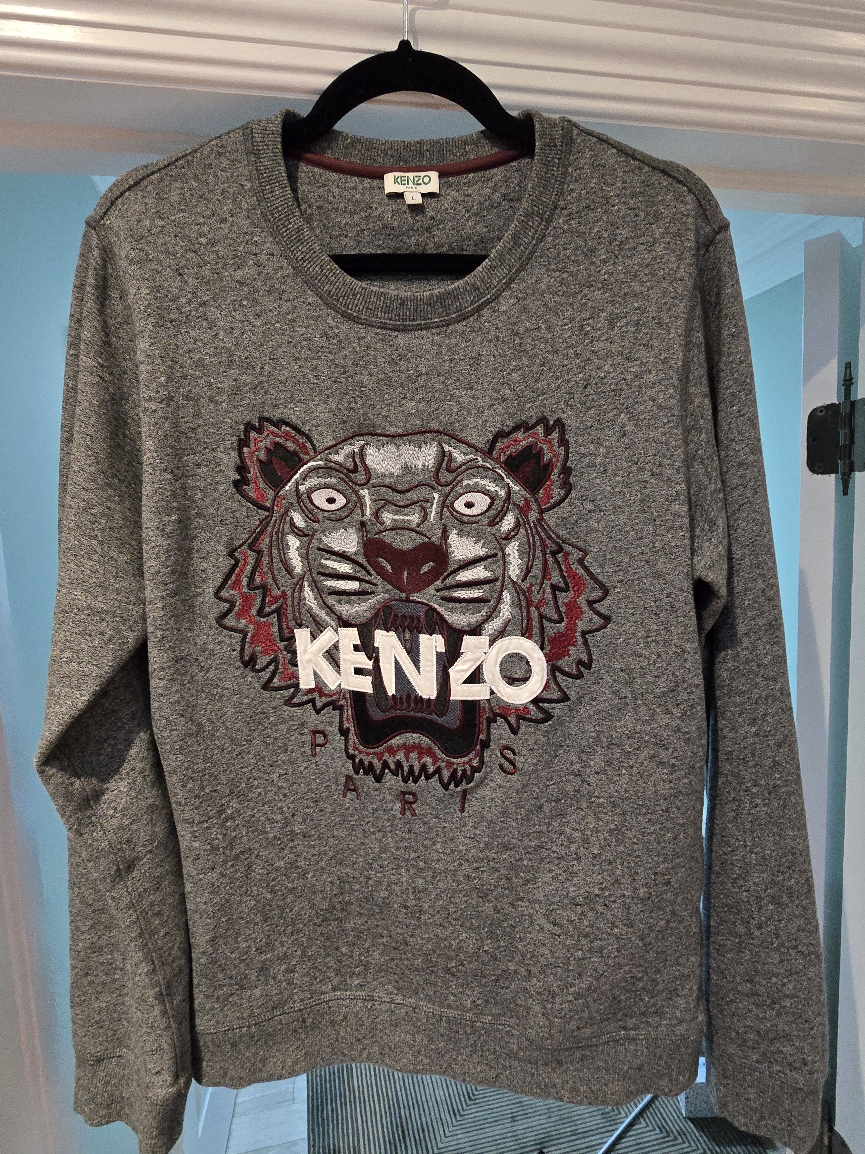 Kenzo Kenzo Tiger long sleeve sweater Size US L / EU 52-54 / 3 - 2 Thumbnail