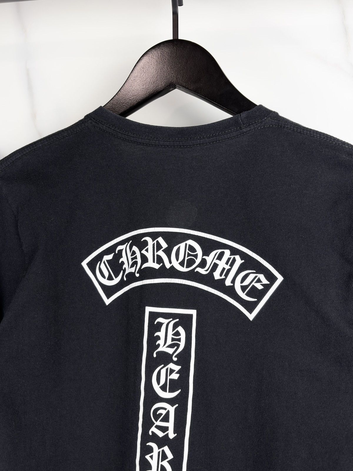 Chrome Hearts Chrome Hearts Cross T Bar Horseshoe Pocket Tshirt Black Size US S / EU 44-46 / 1 - 6 Thumbnail