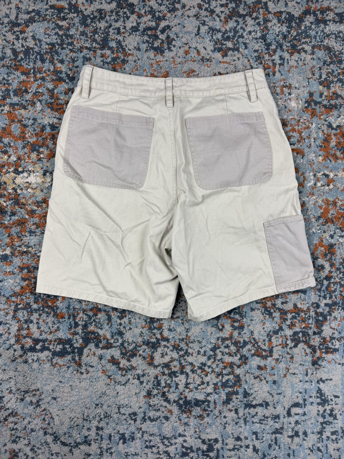 Daily Paper Daily Paper patchwork cargo style logo shorts earth tones Size US 30 / EU 46 - 2 Thumbnail