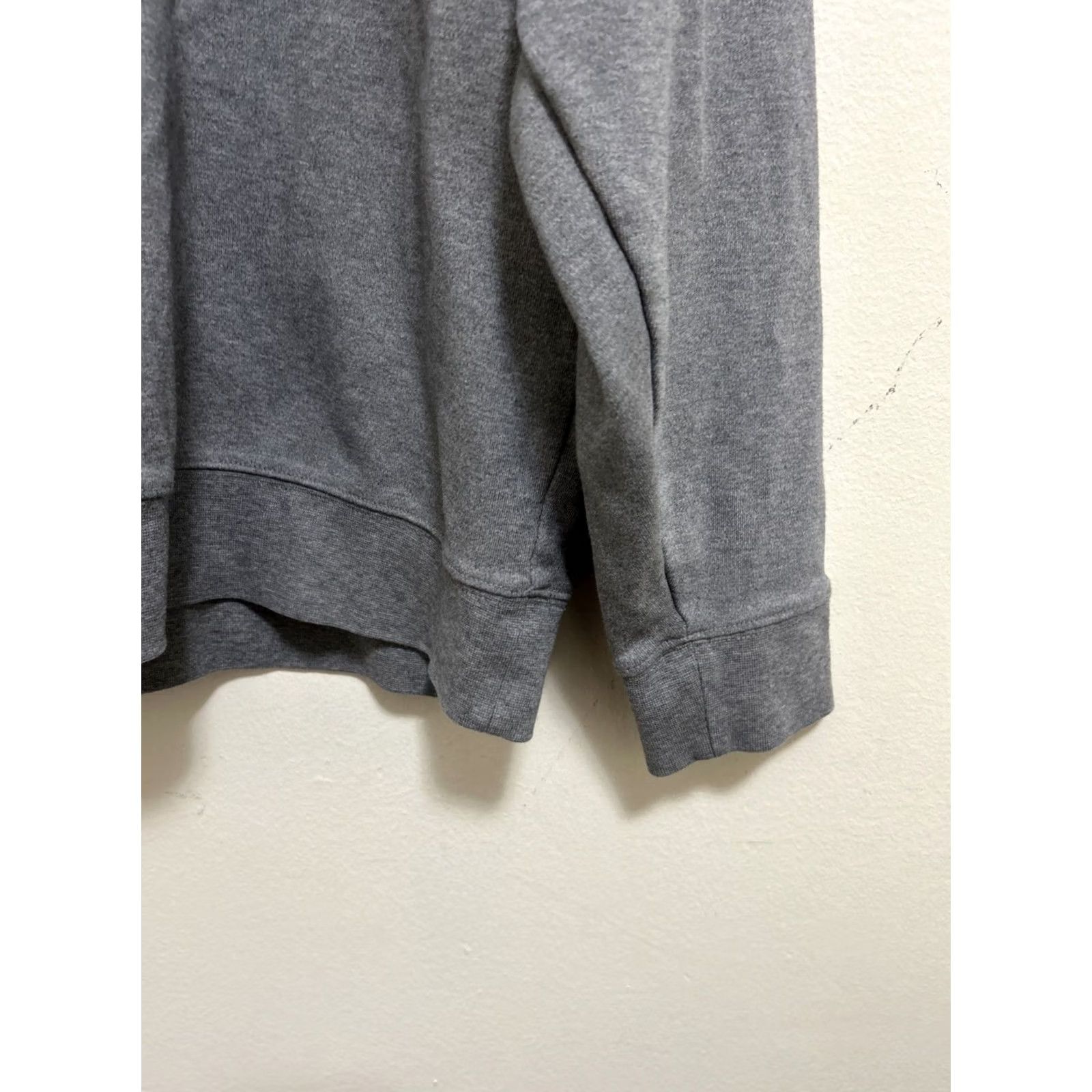 Vineyard Vines Vineyard Vines Mens Sweater Gray 1/4 Zip Pullover Large L Cotton Jersey Collared Long Sleeve Knit Pullover Mens Regular Fit Size US L / EU 52-54 / 3 - 4 Thumbnail