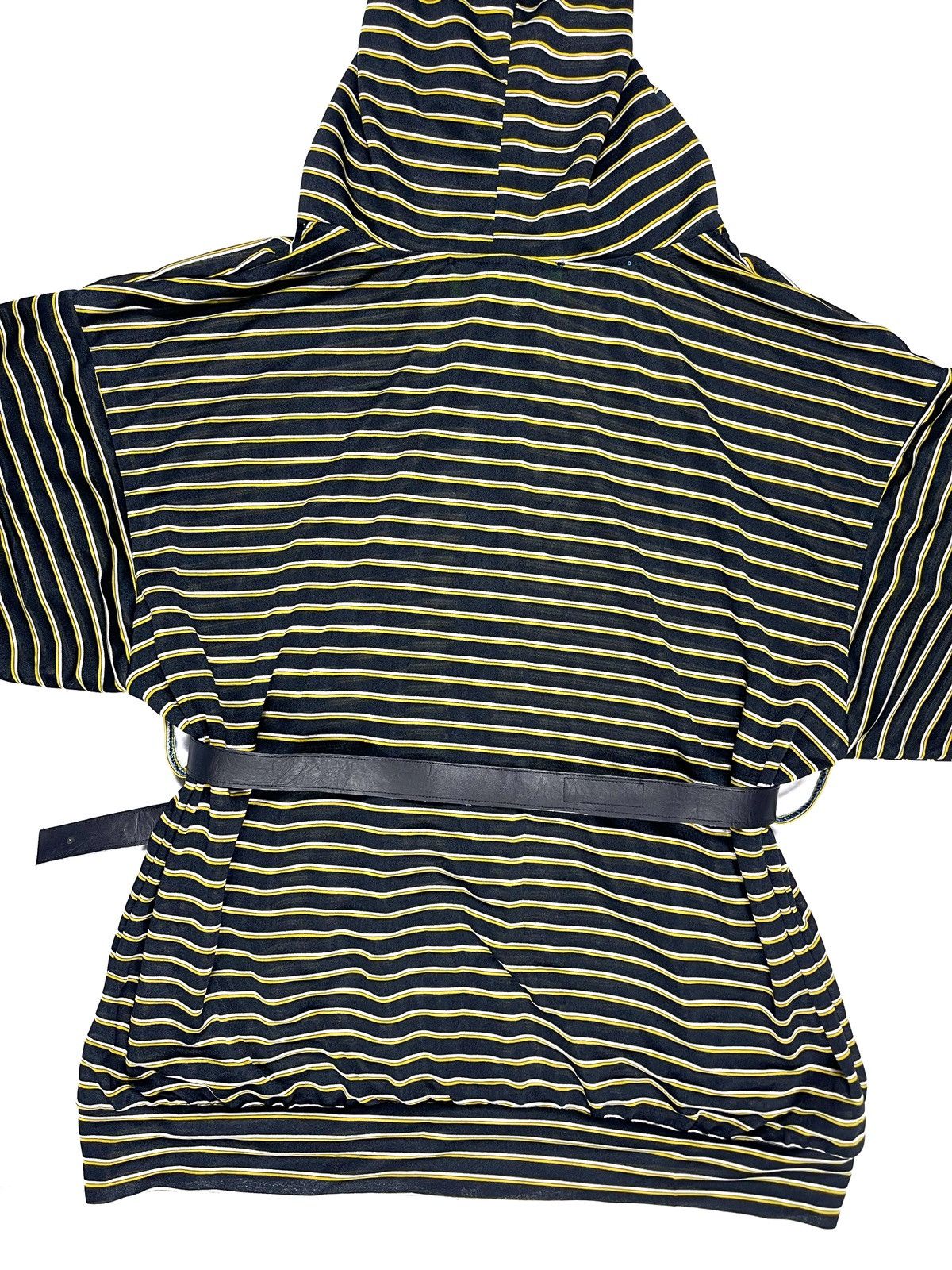 Chorley × Handmade Ss24 semi sheer oversized belted synched zip up hoodie Size US L / EU 52-54 / 3 - 3 Thumbnail