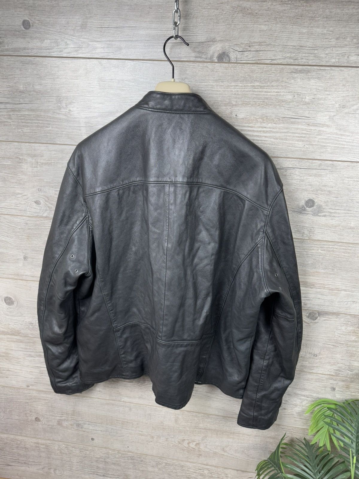 Polo Ralph Lauren Polo Ralph Lauren Leather Racer Moto Biker Jacket Size XXL Size US XXL / EU 58 / 5 - 17 Thumbnail