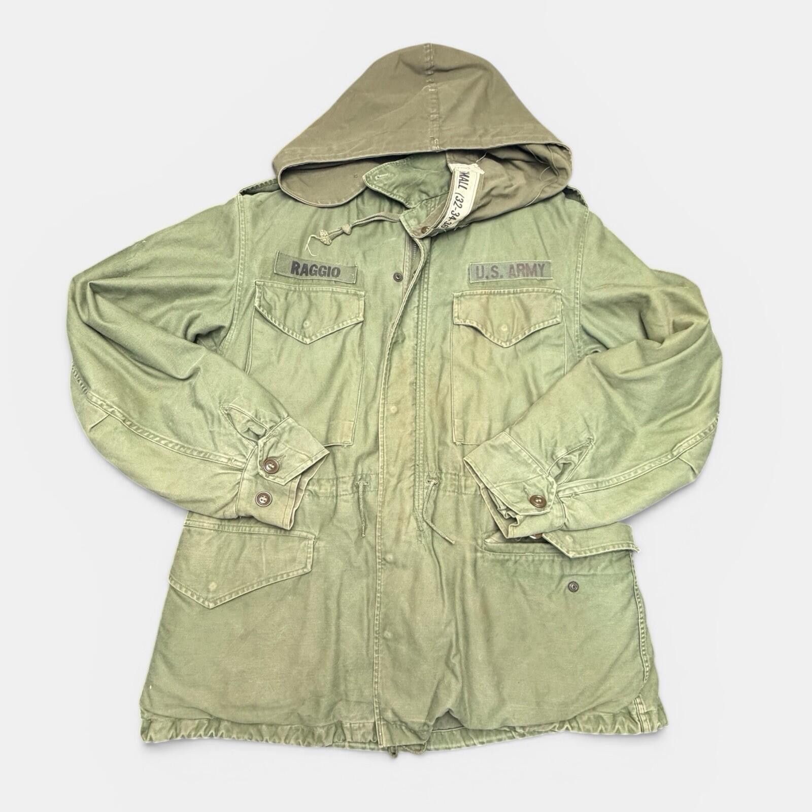 The Unbranded Brand VTG 1950 US Army M-1951 Field Coat w/ Hood & Liner Medium Size US M / EU 48-50 / 2 - 1 Thumbnail