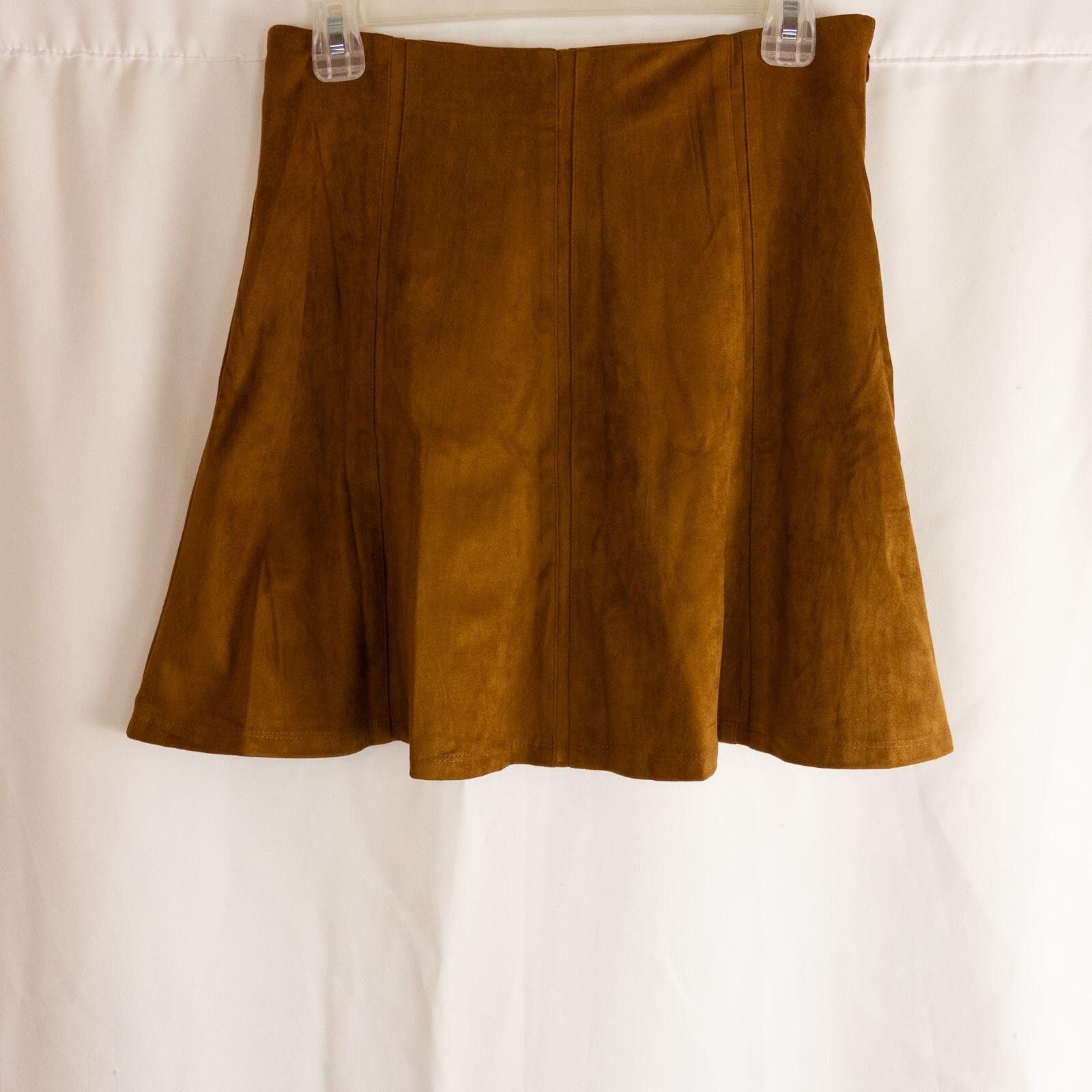 Other LOFT Brown Suede Skirt Womens 0 Xsmall Size 25" / US 0 / IT 36 - 3 Thumbnail