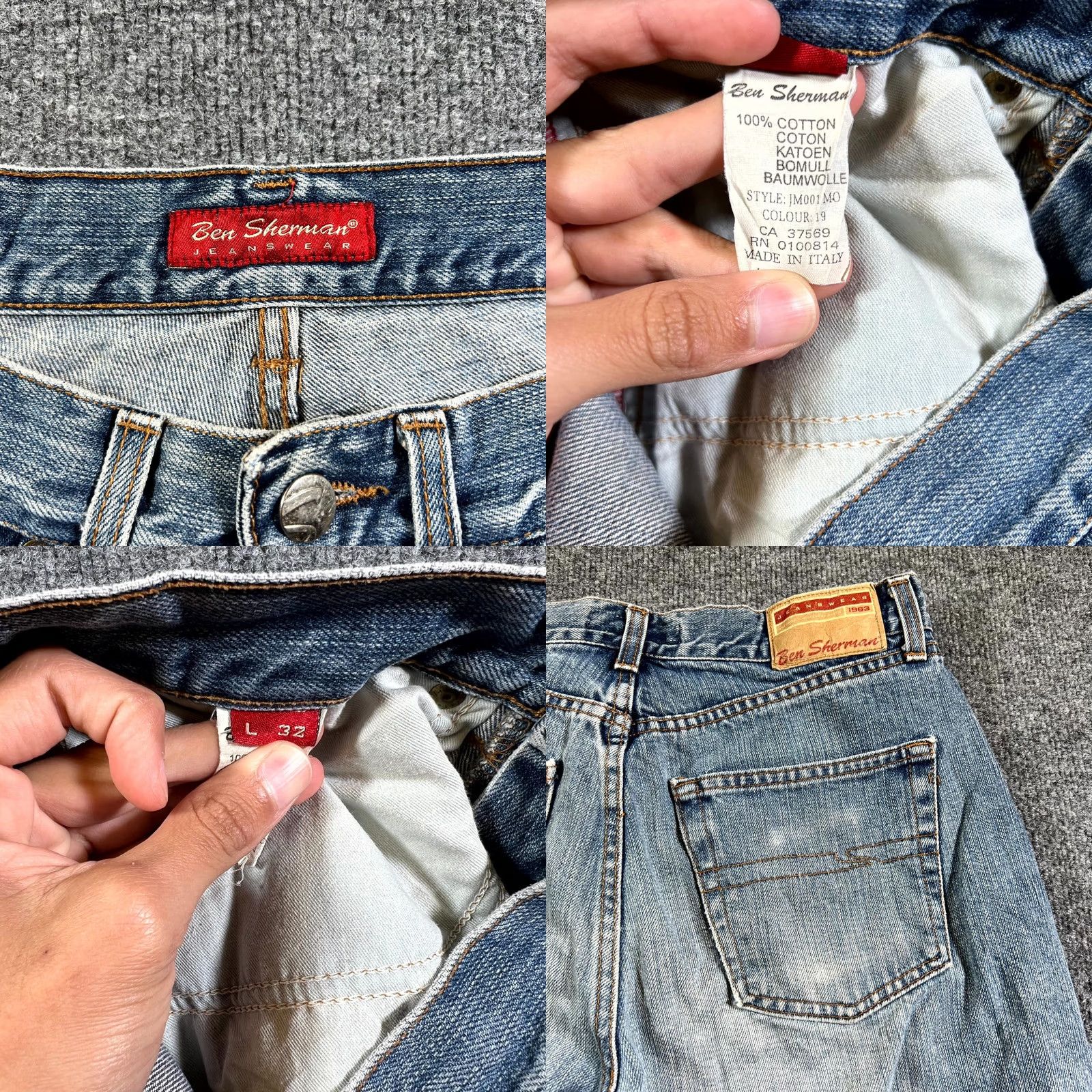 Ben Sherman Ben Sherman Jeans Mens 32 Blue Denim 100% Cotton 5-Pockets Straight Streetwear Size US 32 / EU 48 - 9 Thumbnail