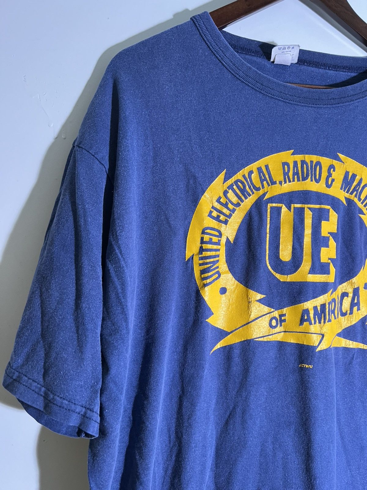 Vintage 80’s 90’s Vintage UE of America United Workers Retro T Shirt Size US XXL / EU 58 / 5 - 5 Thumbnail