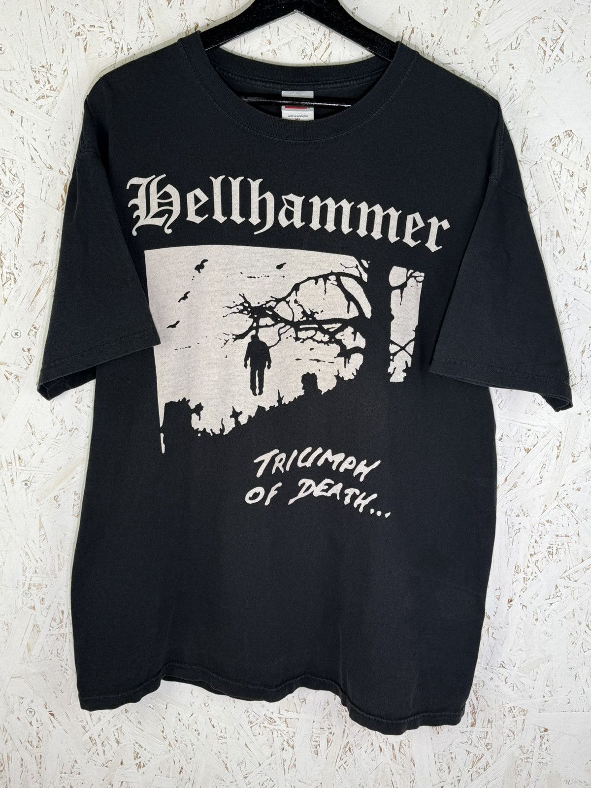 Band Tees Vintage Hellhammer Triumph Of Death Extreme Metal T-Shirt XL Size US XL / EU 56 / 4 - 1 Thumbnail