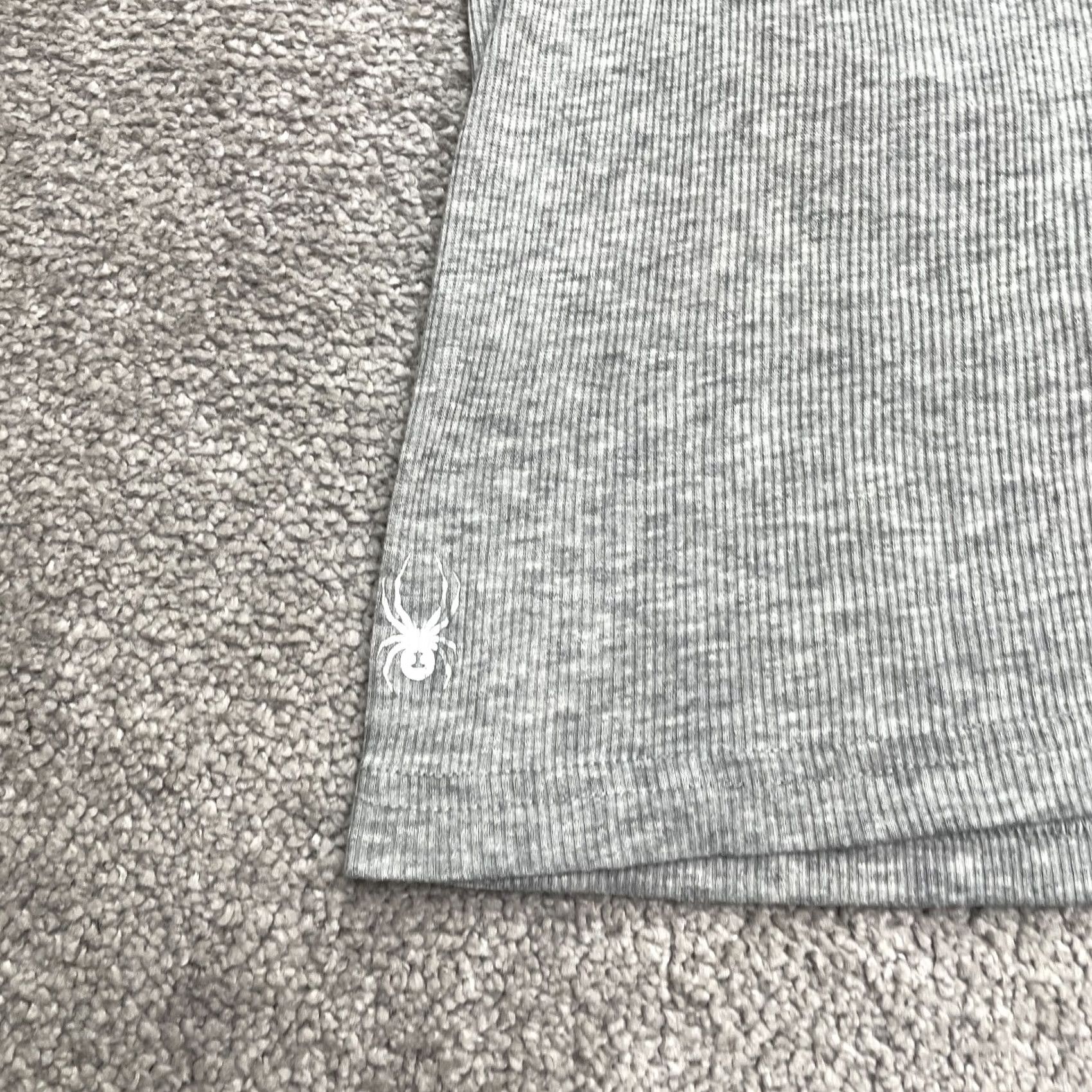 Spyder Spyder Mens Tank Top Ribbed Knit Gray Sleeveless Round Neck Cotton Polyester Stretch Regular Large T-Shirt Vintage: No Size US L / EU 52-54 / 3 - 3 Thumbnail