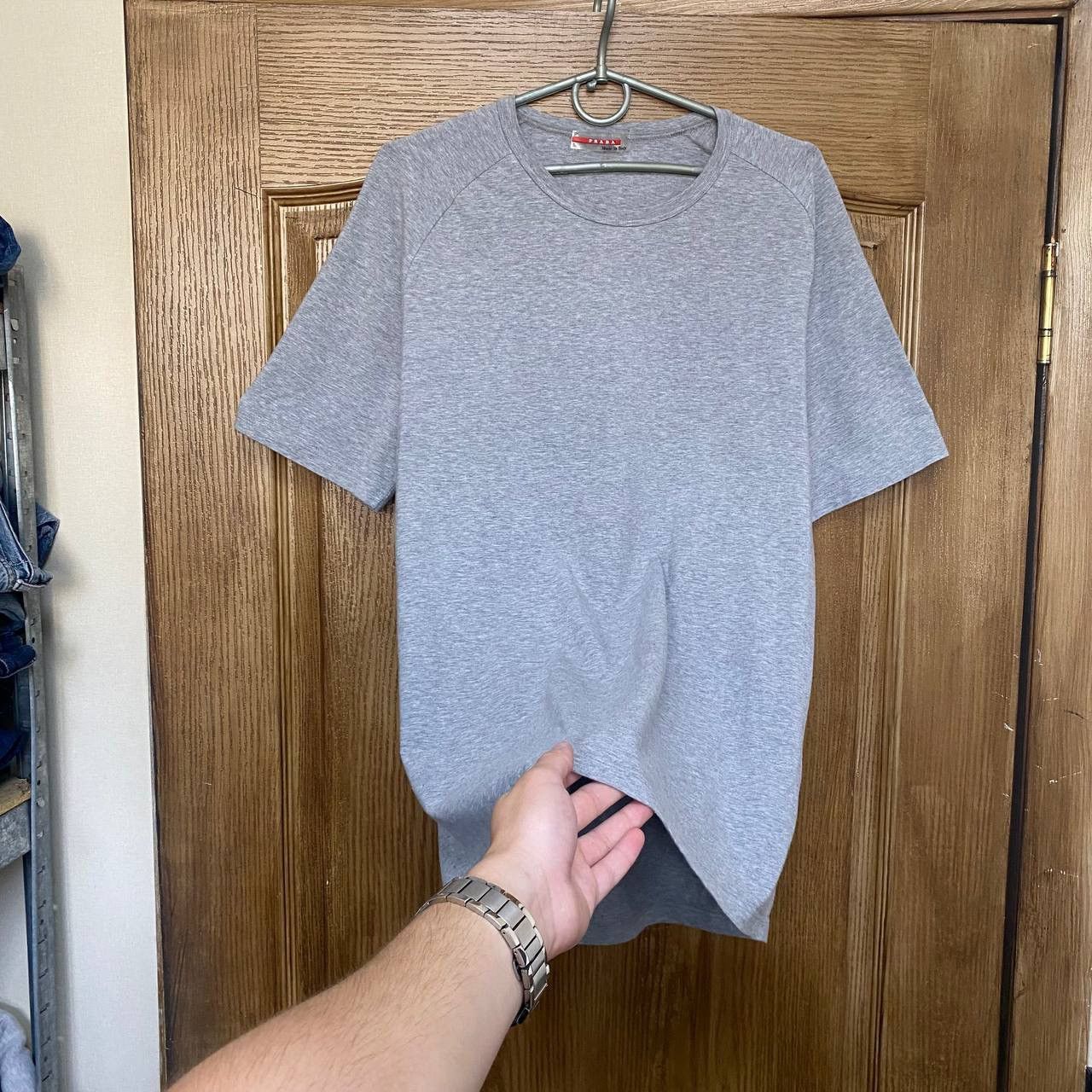 Prada Prada T-Shirt Red Tab Size US L / EU 52-54 / 3 - 3 Thumbnail
