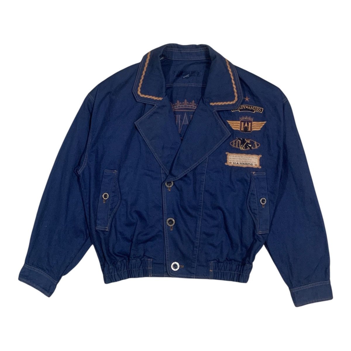 Hardy Amies Vtg Hardy Amies London Sport Marine Jacket Size US L / EU 52-54 / 3 - 1 Thumbnail