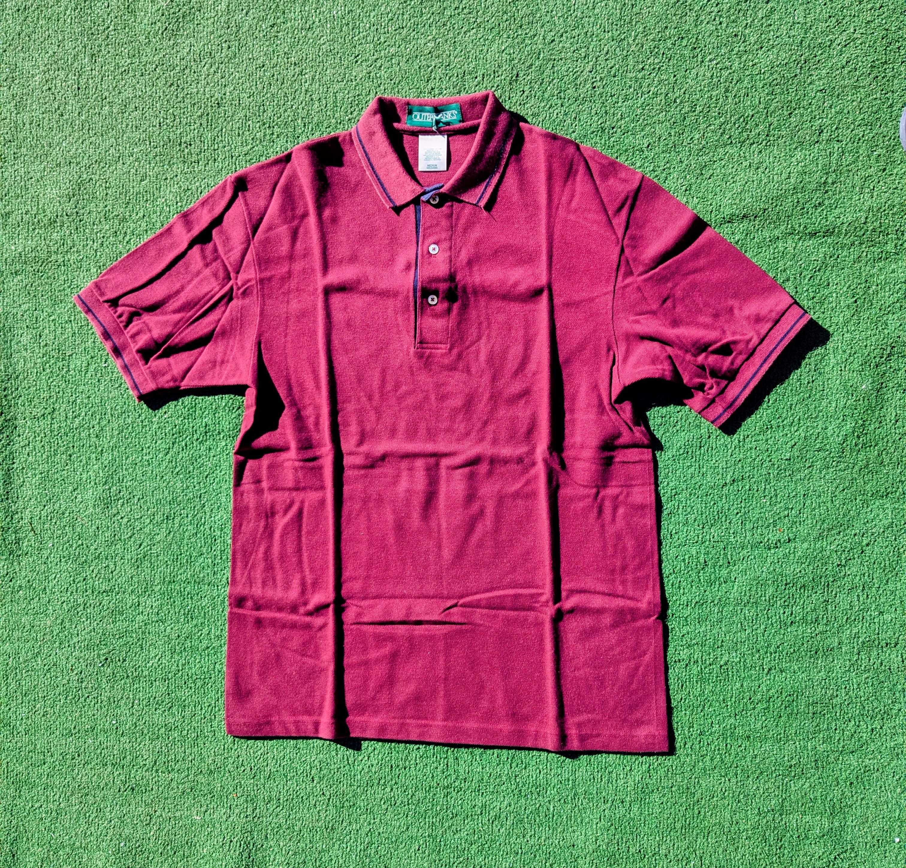 Other VTG Outer Banks 1990's USA-Made Cotton Classic Polo Shirt Size US M / EU 48-50 / 2 - 1 Thumbnail