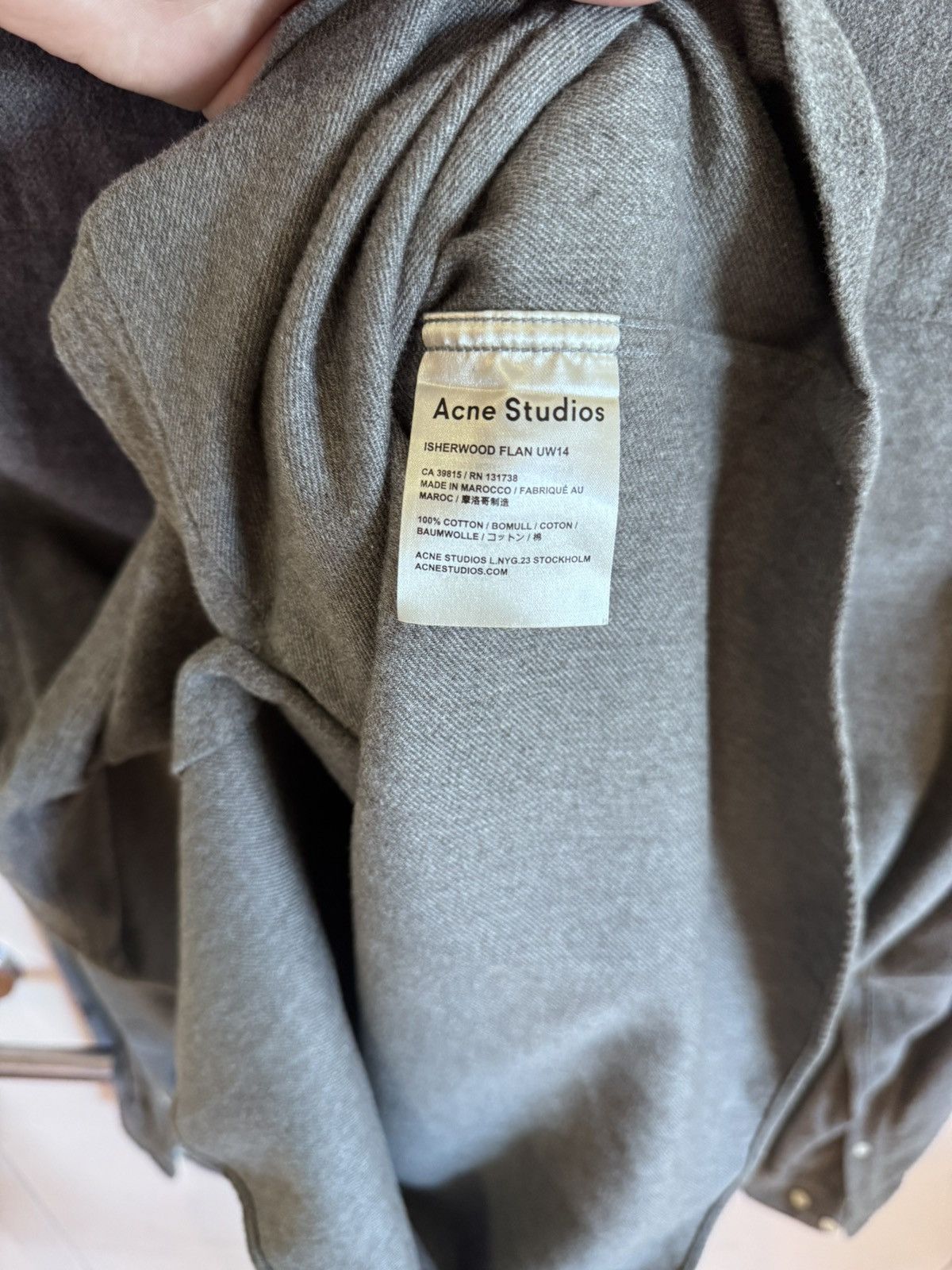 Acne Studios Acne Studios Flannel Shirt Size US M / EU 48-50 / 2 - 5 Thumbnail