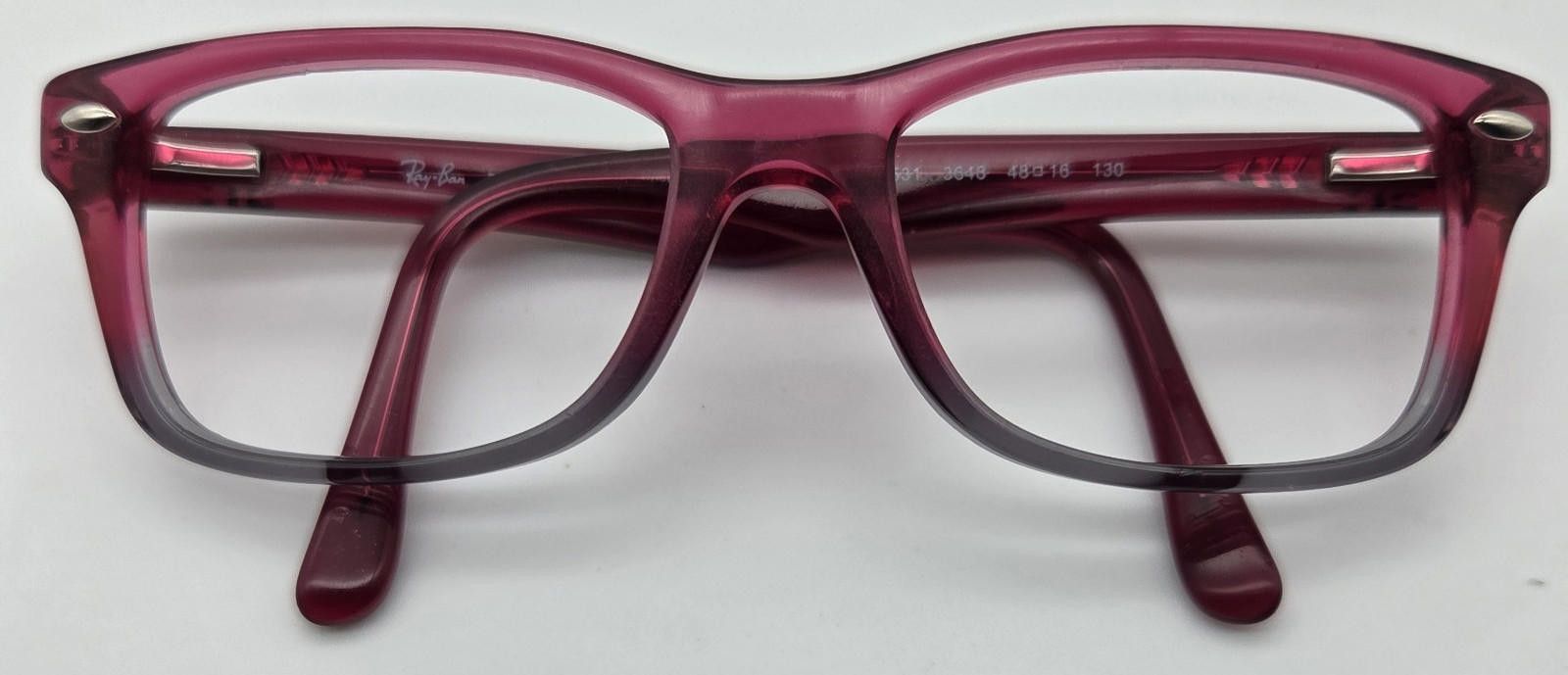 RayBan Ray Ban RB1531 3648 Girls Pink FRAMES 48-16-130 No Lens Size ONE SIZE - 1 Thumbnail