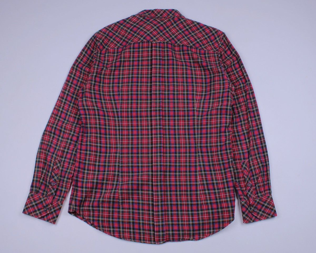 Designer × Dolce & Gabbana Dolce & Gabbana George Plaid Red Long Sleeve Button Shirt Size US L / EU 52-54 / 3 - 13 Thumbnail