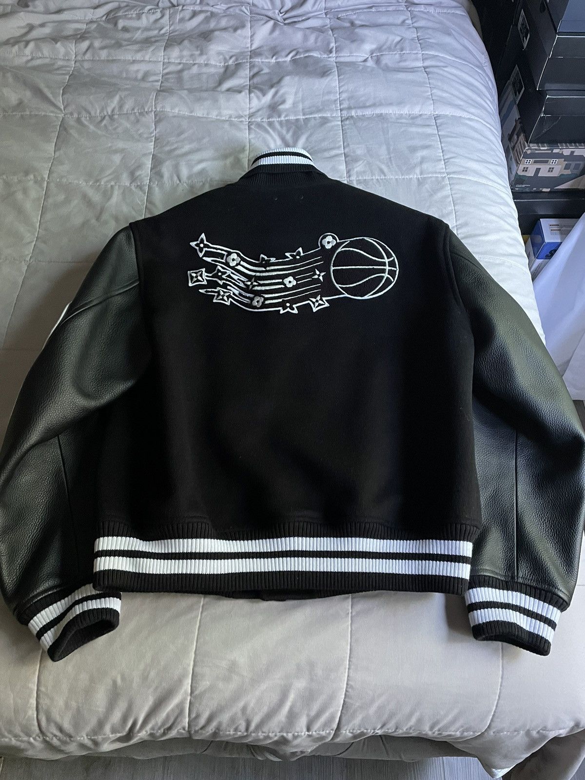 Louis Vuitton Louis Vuitton NBA Leather Varsity Jacket Size US M / EU 48-50 / 2 - 2 Thumbnail