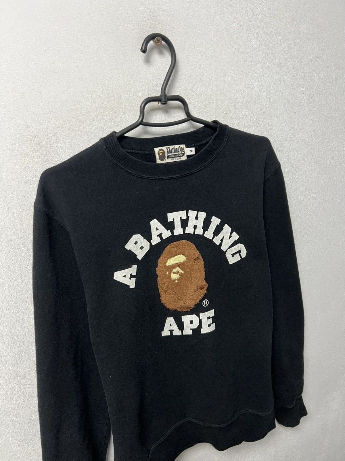 Bape Bape Sweatshirt Y2K Black Big Logo Size M Size US M / EU 48-50 / 2 - 2 Thumbnail