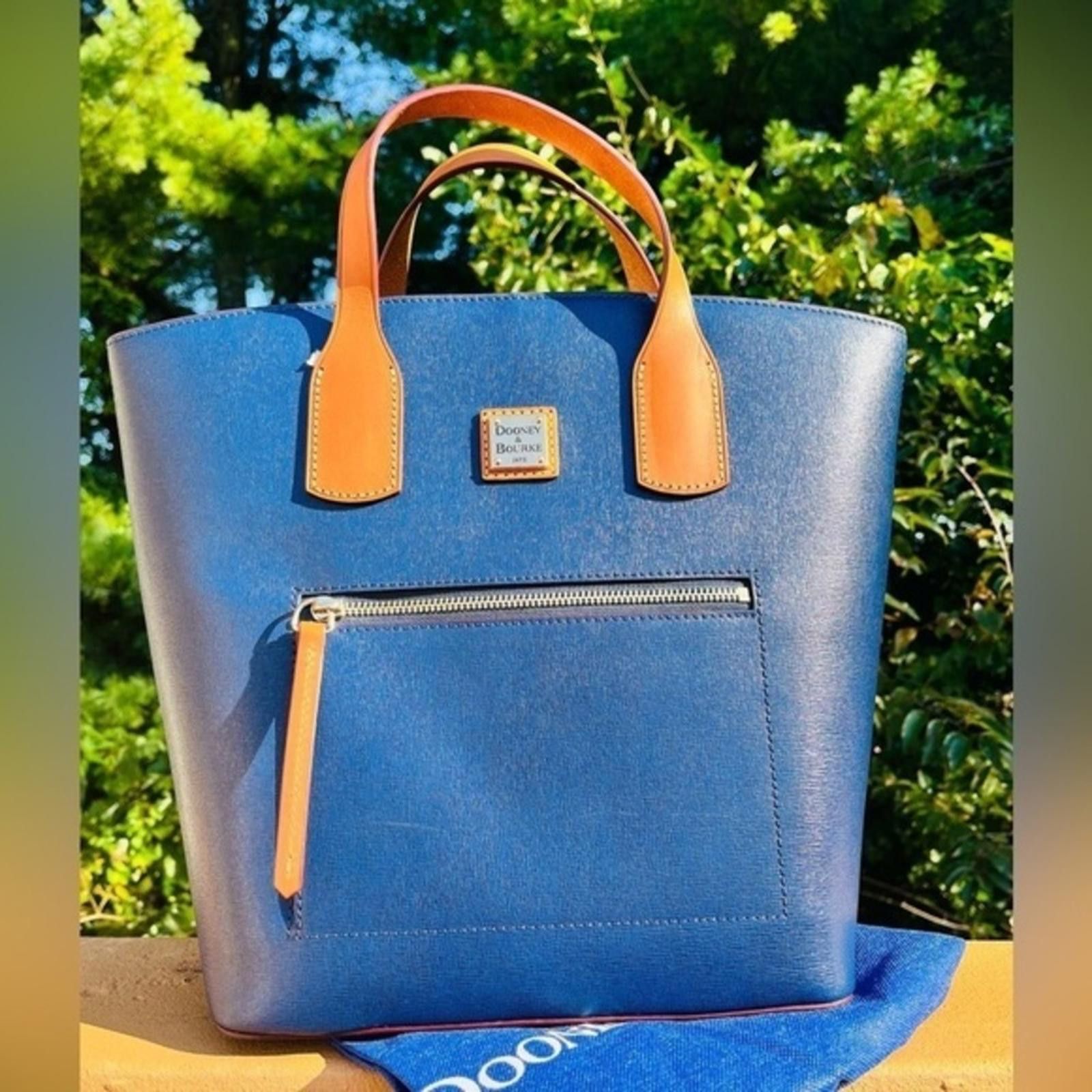 Dooney & Bourke Dooney And Bourke Darla Shopping Bag Marina Blue NWT Size ONE SIZE - 1 Thumbnail