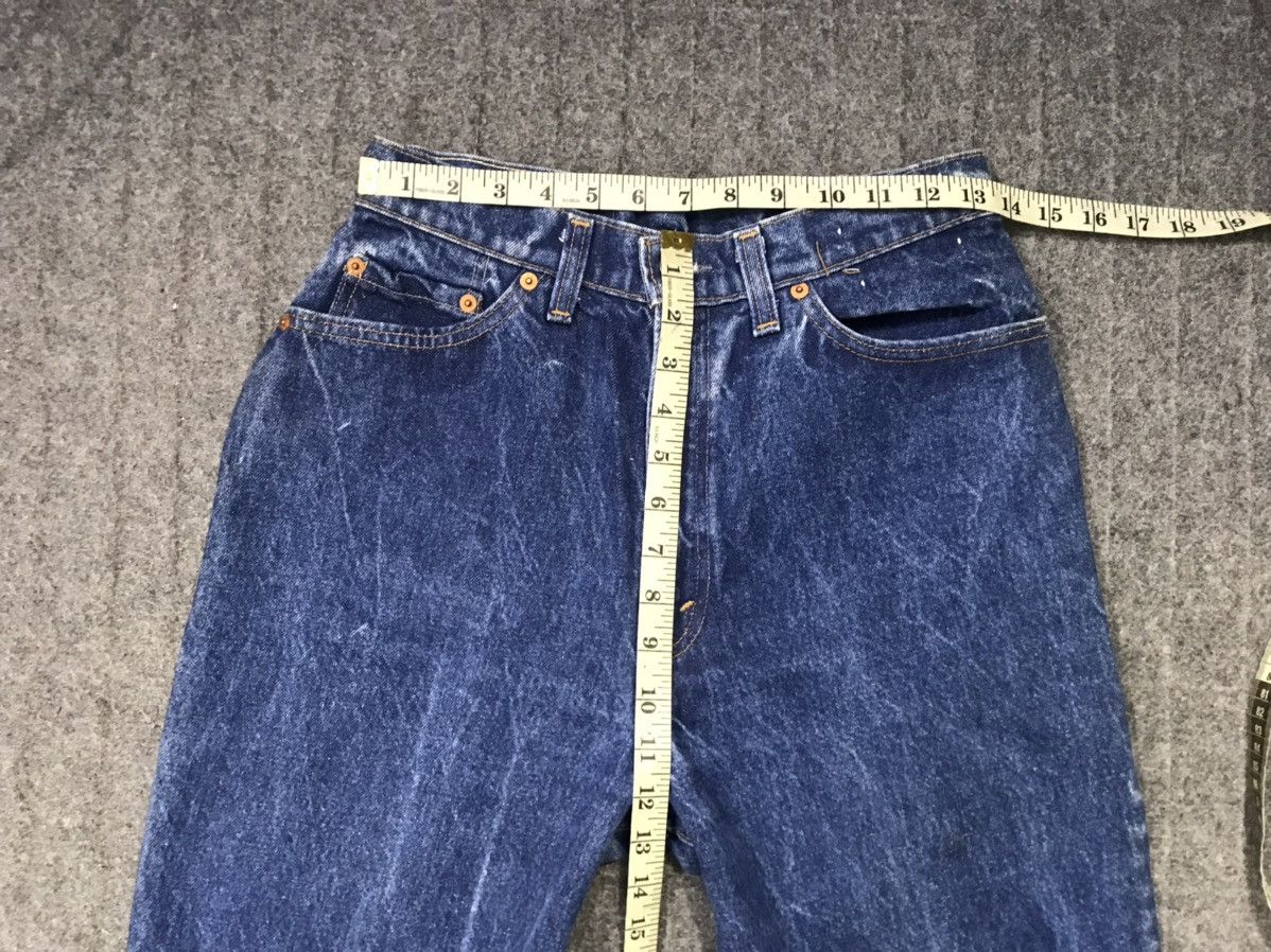 Levi's Vintage Clothing Levi's Strauss 80s 505 26505-0217 Talon Zip Denim Jeans Size 27" / US 4 / IT 40 - 15 Thumbnail