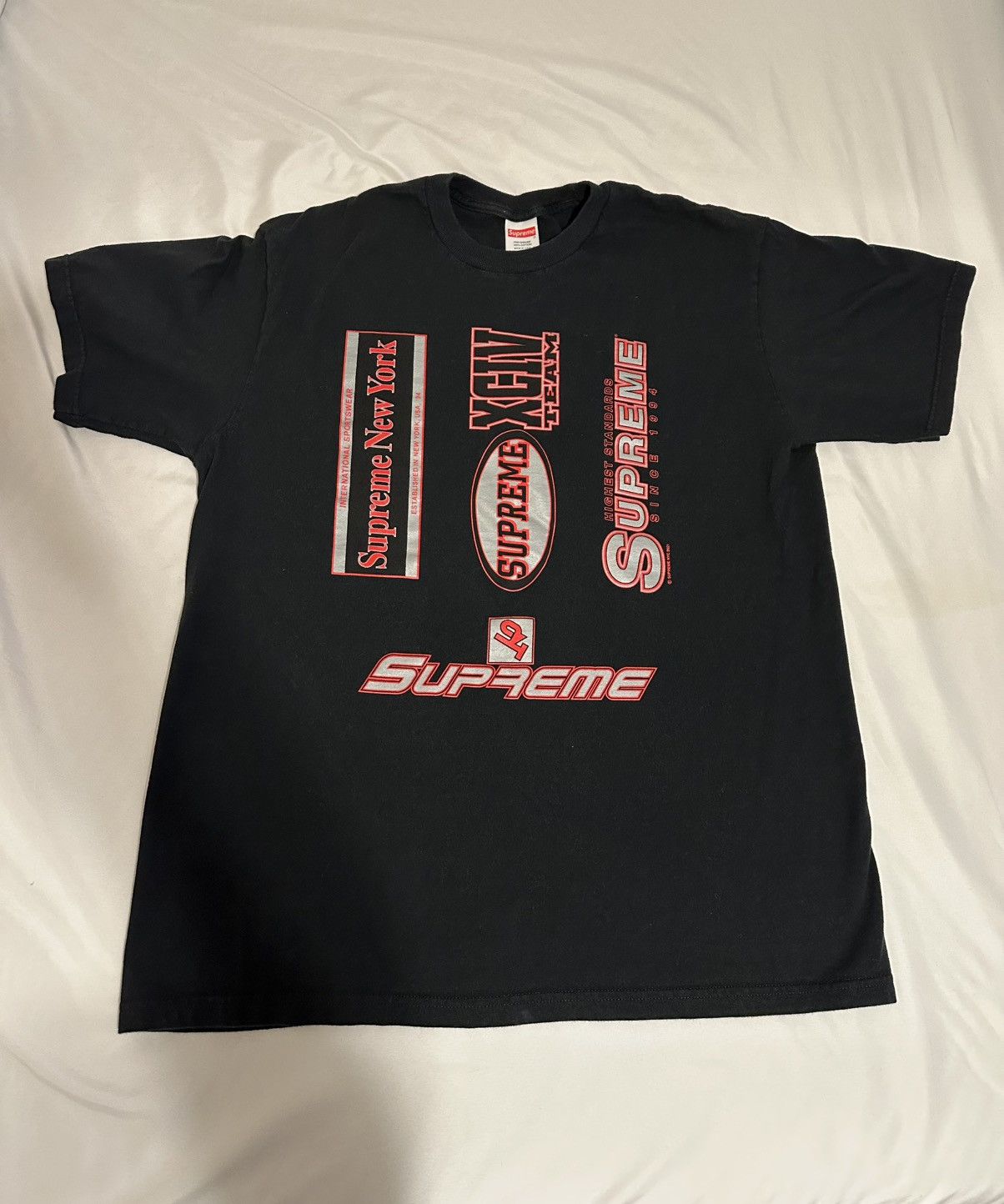 Supreme Supreme Multi Logos Tee Size US L / EU 52-54 / 3 - 1 Thumbnail