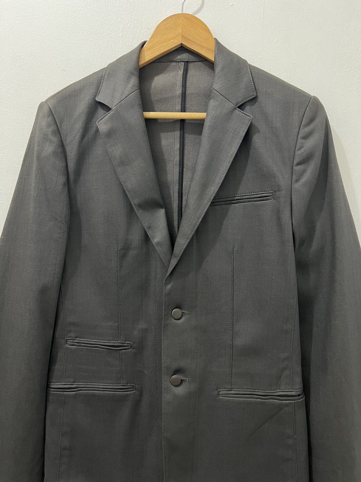 Raf Simons RAF by RAF Simons - Wax Coated Coat Jacket Size 46R - 4 Thumbnail