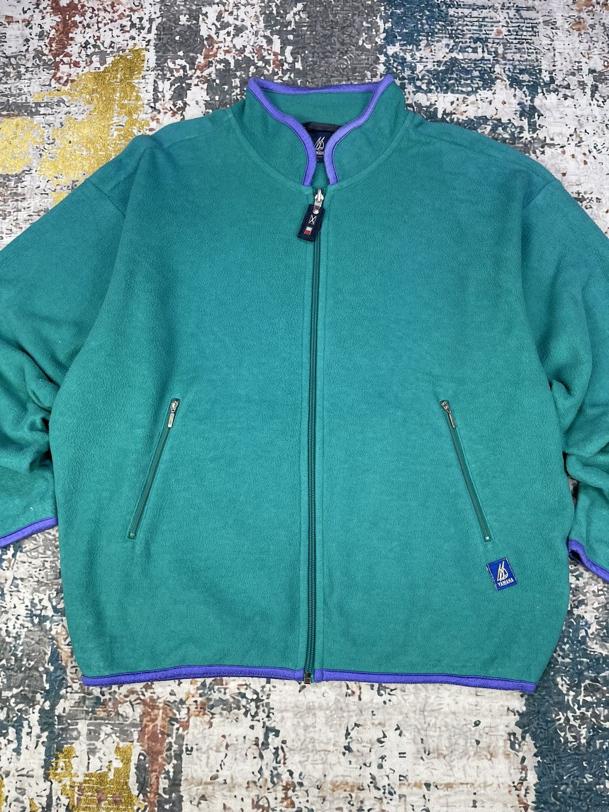 Yamaha Vintage YAMAHA Fleece Track Jackets Size US L / EU 52-54 / 3 - 2 Thumbnail