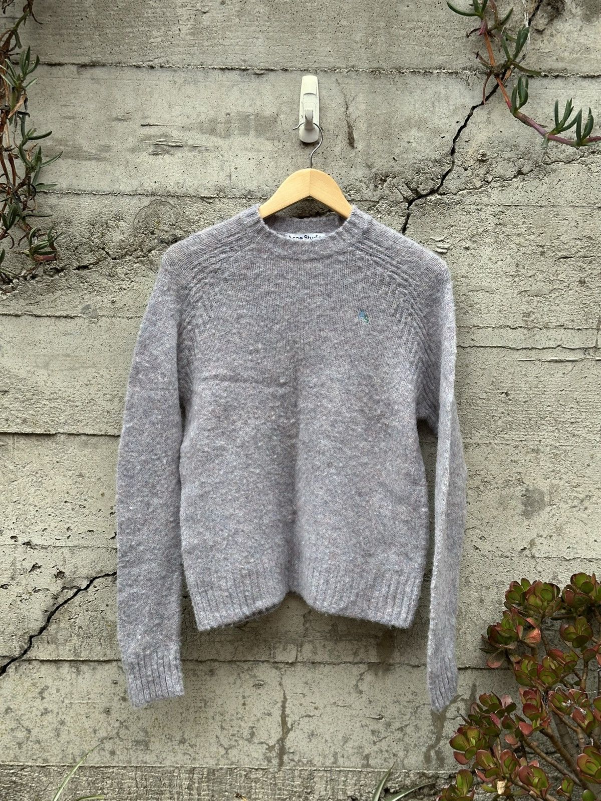 Acne Studios RARE GRAIL Acne Studios multi blend logo sweater Size US S / EU 44-46 / 1 - 2 Thumbnail
