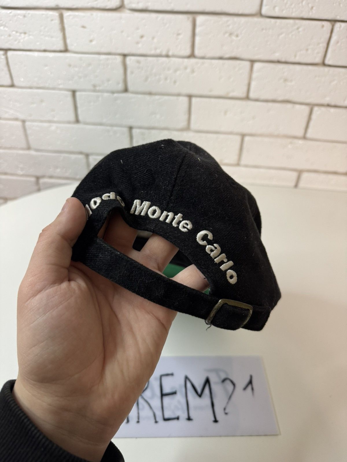Vintage Mode Monte Carlo cap hat Size ONE SIZE - 3 Thumbnail