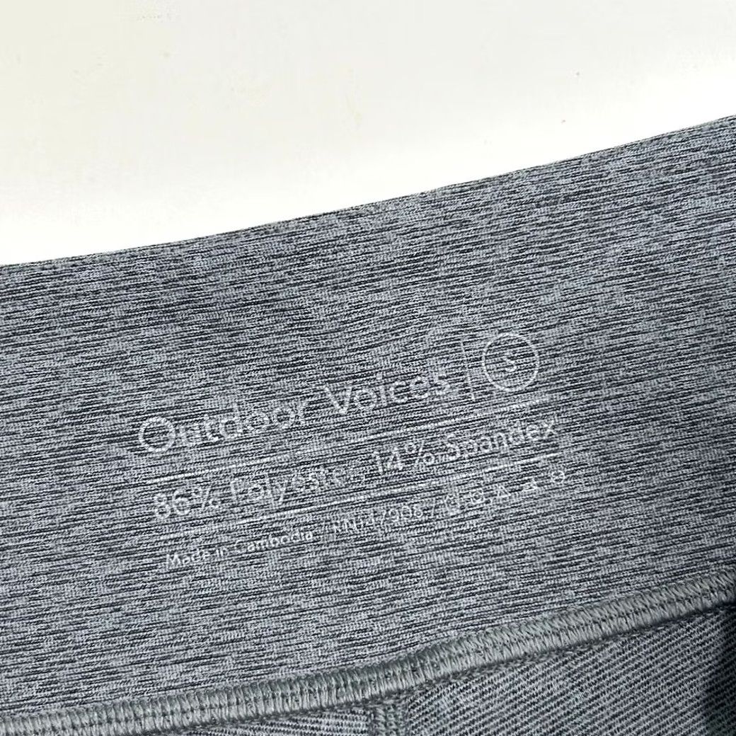 Outdoor Voices Outdoor Voices Athletic Leggings Pants Workout Yoga Running Grey Sm Size 28" / US 6 / IT 42 - 4 Thumbnail