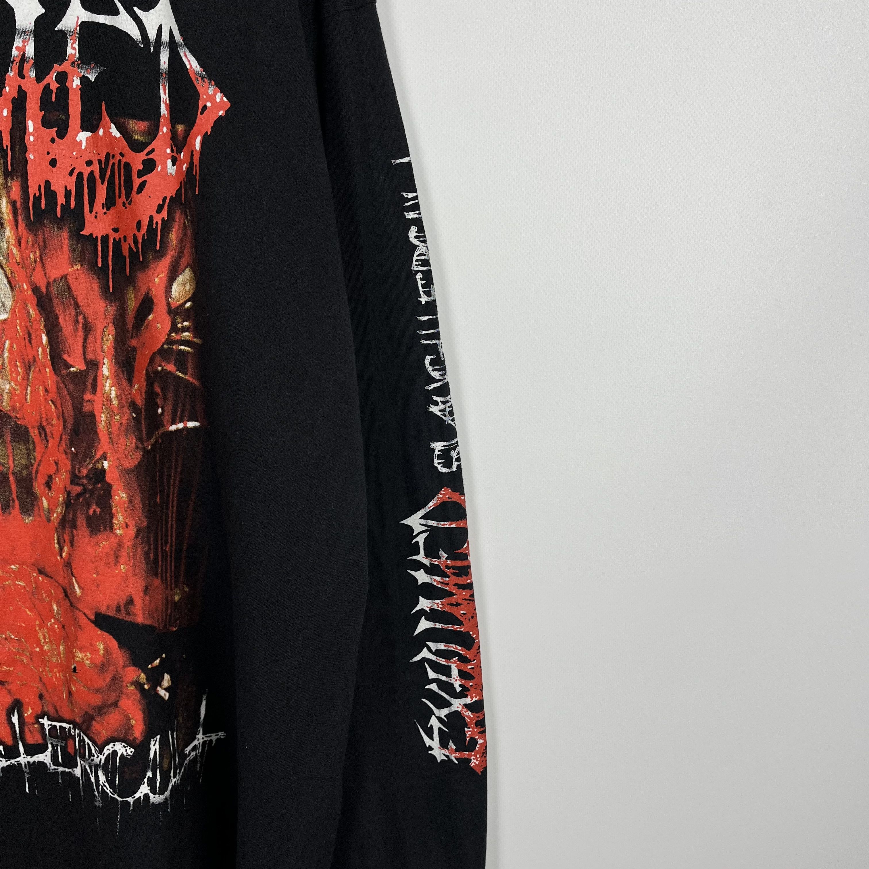 Band Tees Vintage Exhumed Rare Gore Metal Long Sleeve T Shirt 90’s Size US XL / EU 56 / 4 - 6 Thumbnail