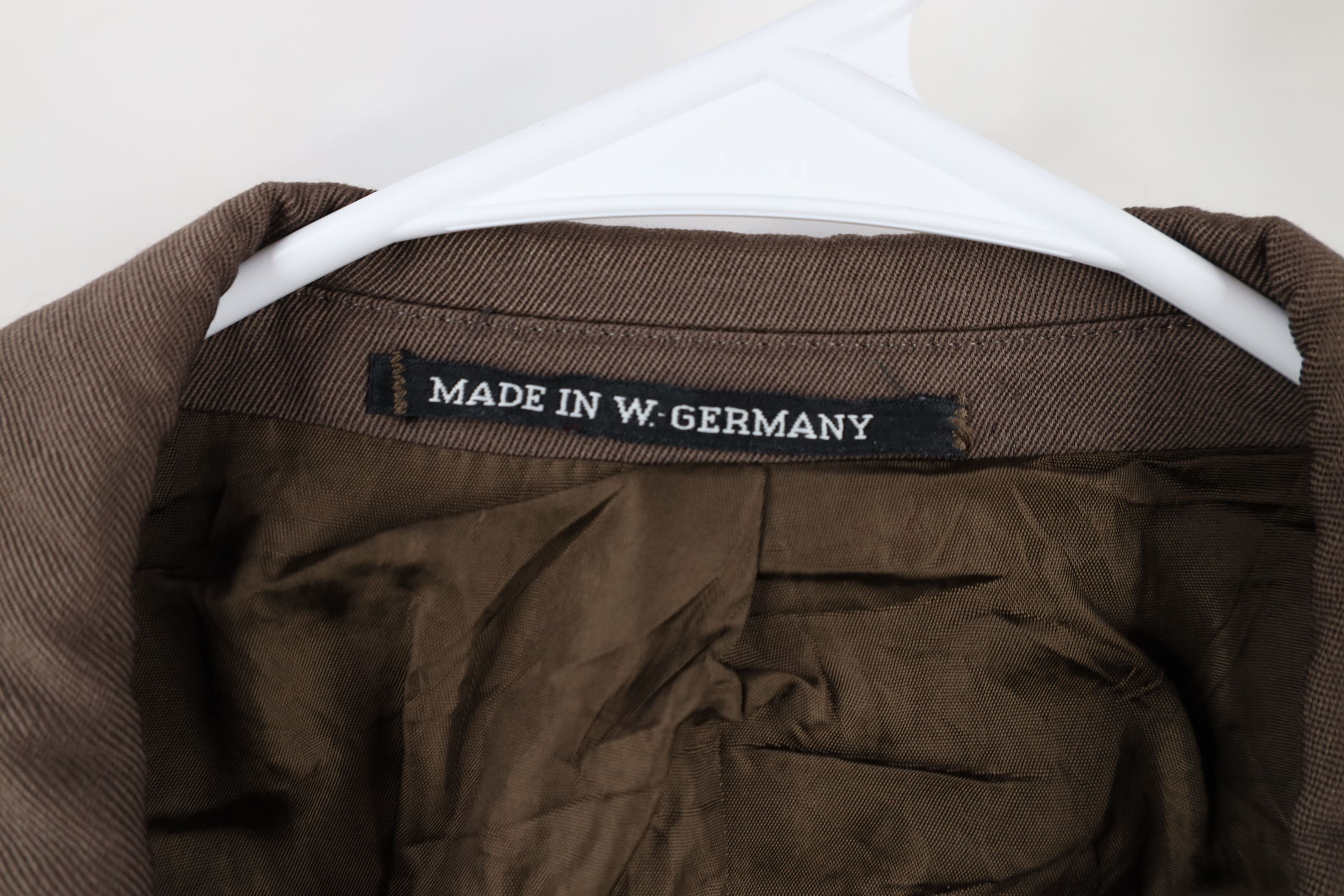 Vintage Vintage 70s Streetwear Suit Coat Jacket Brown W Germany Size US L / EU 52-54 / 3 - 8 Thumbnail